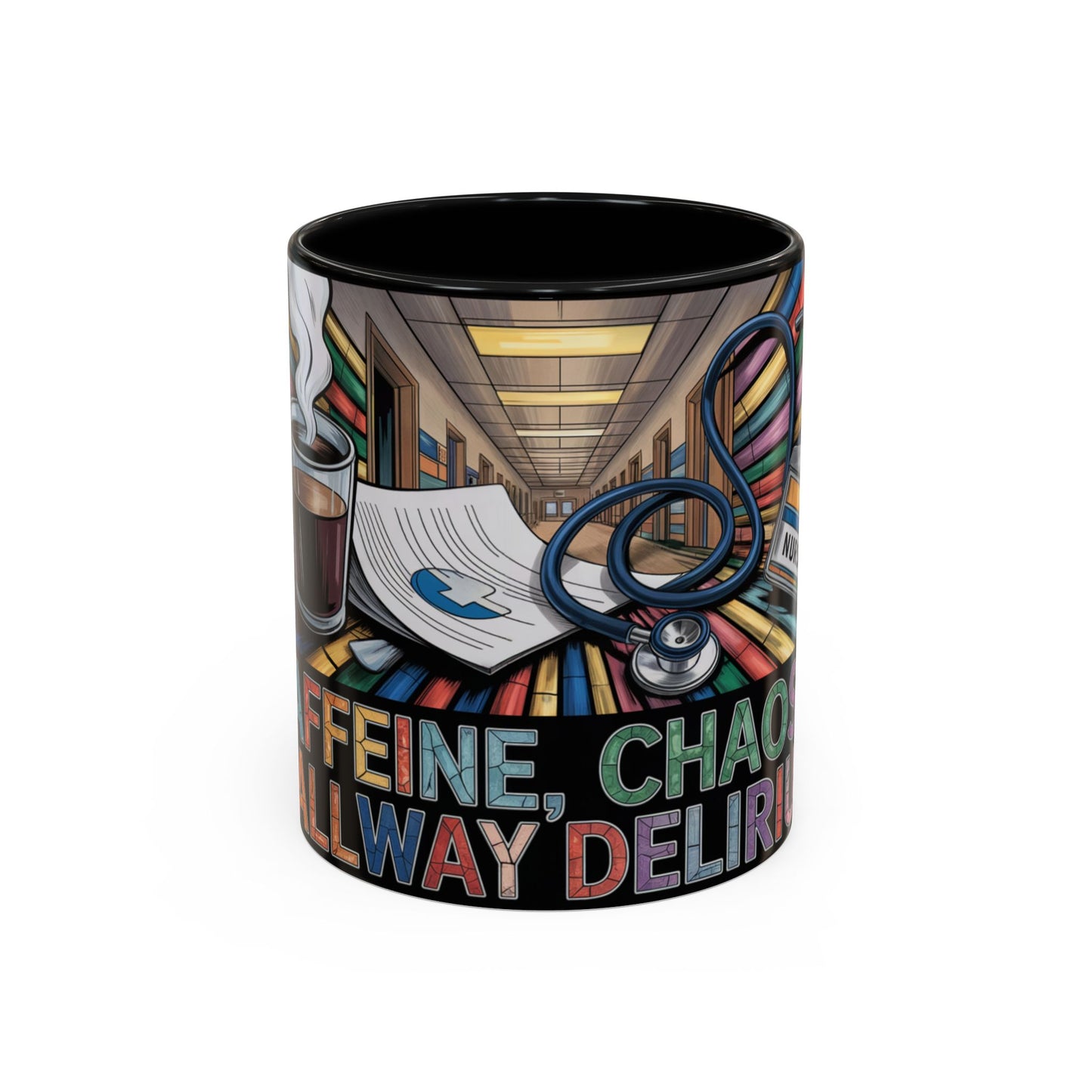Personalized Nurse Chaos Coffee Mug