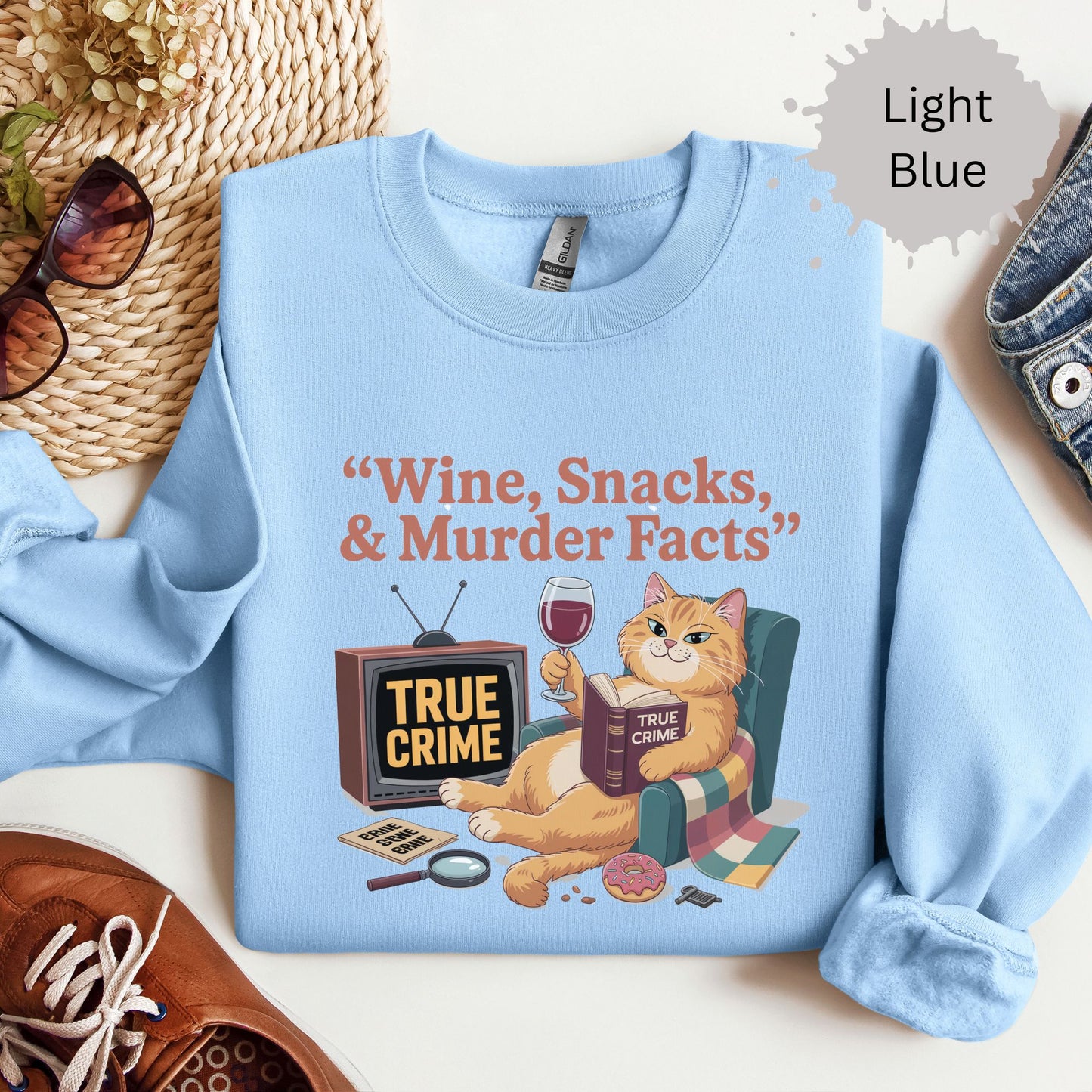 True Crimes & Whiskers Crewneck
