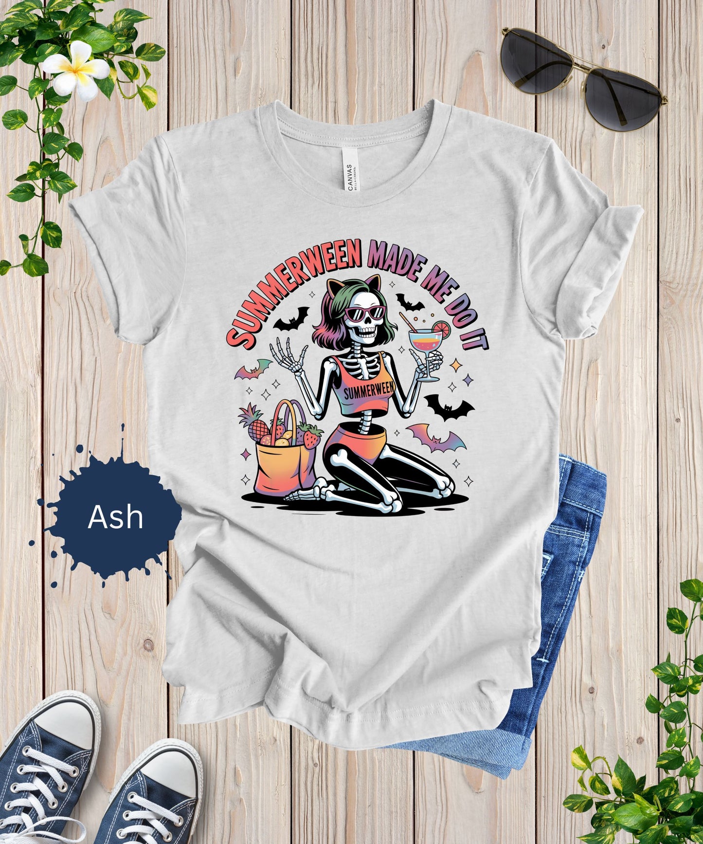 Summerween Rebel Skeleton T-Shirt