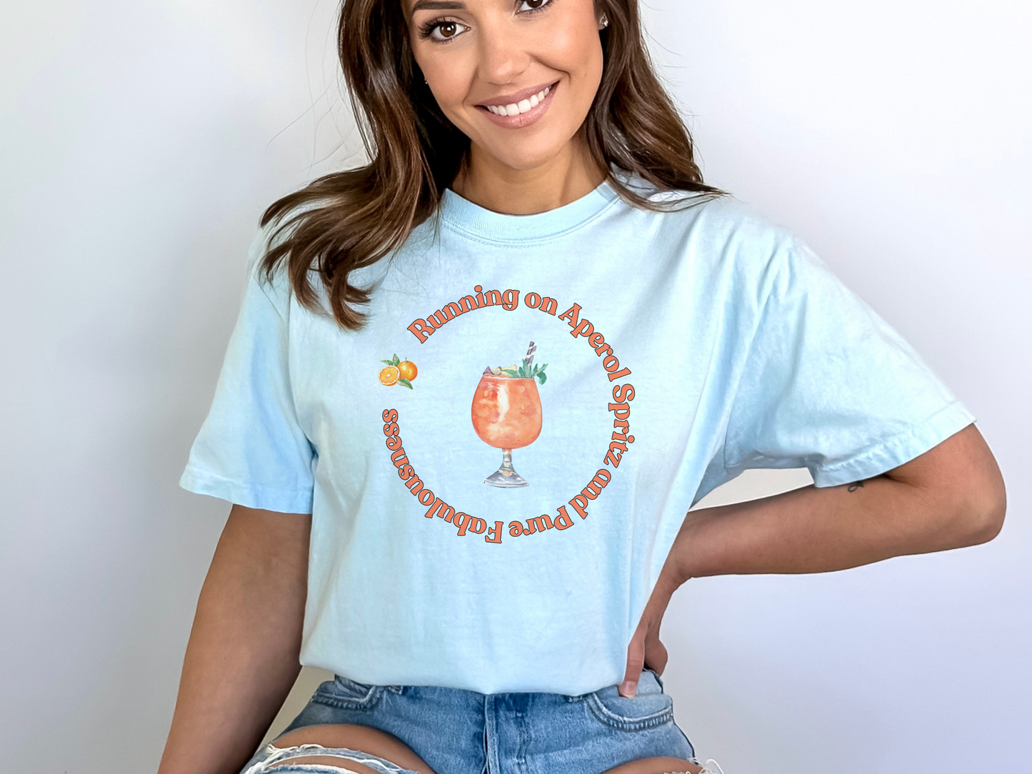 Aperol Spritz Sassy Short-Sleeved Crewneck TShirt