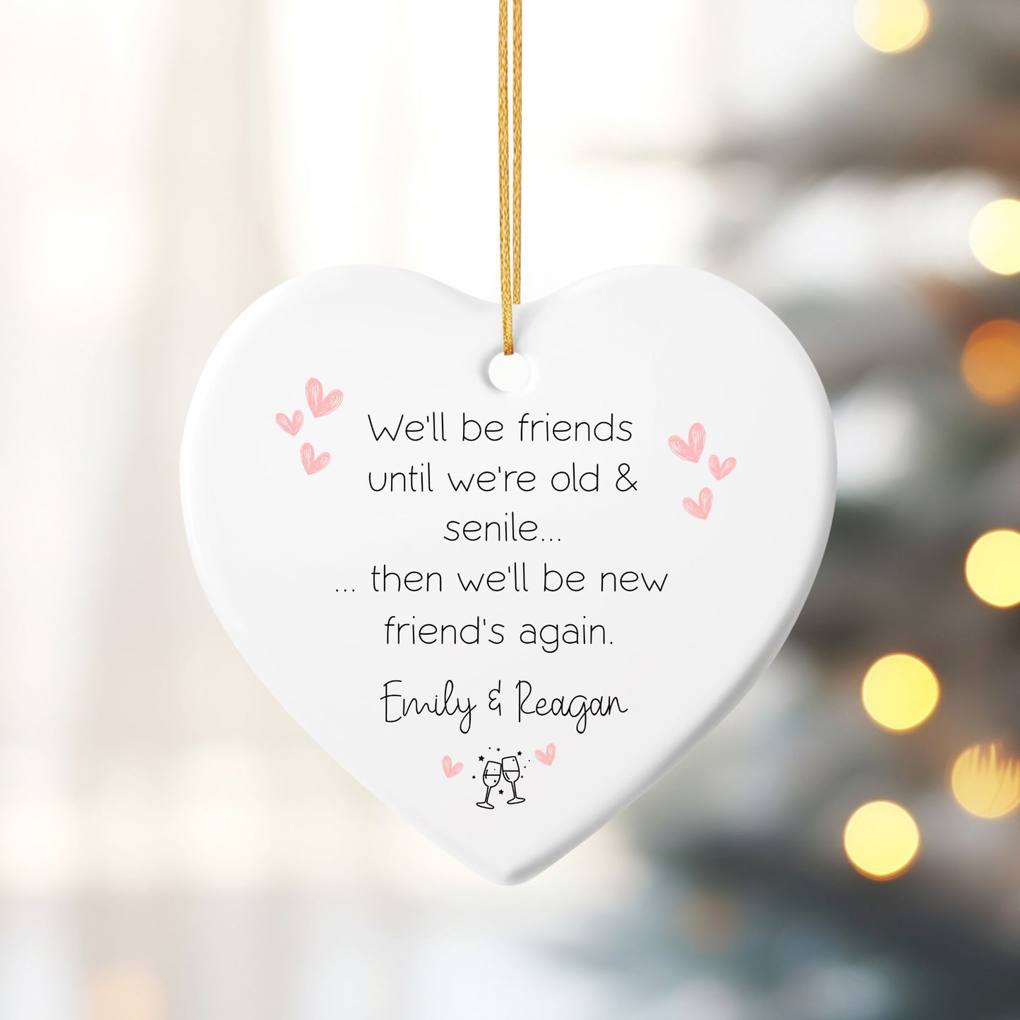 Forever Friends Ceramic Ornament