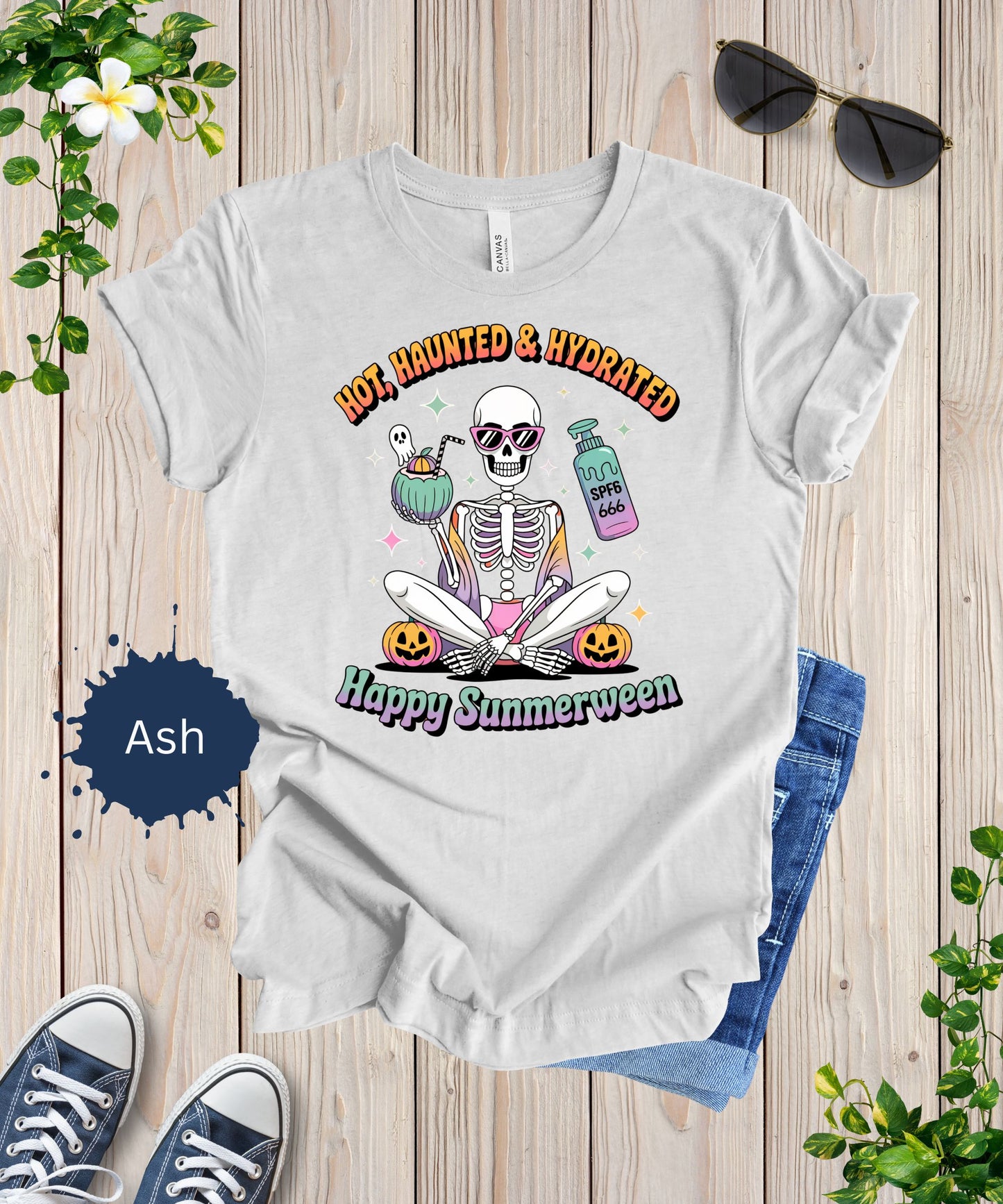 Hot, Haunted and Hydrated Summerween Shirt