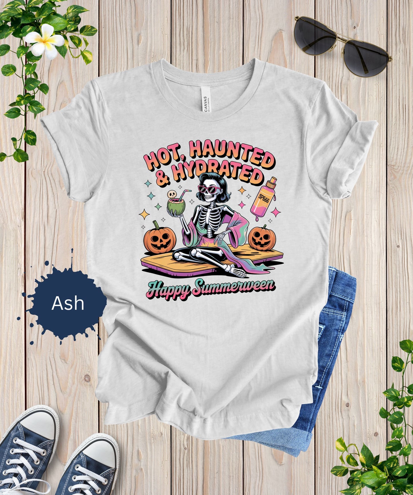 Haunted & Hydrated Spooky Summer Tee