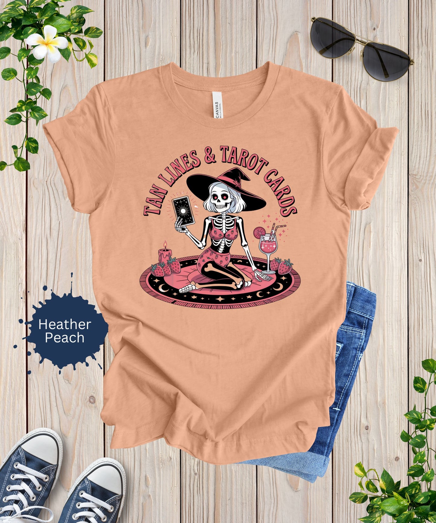 Summer Tarot Skeleton Shirt