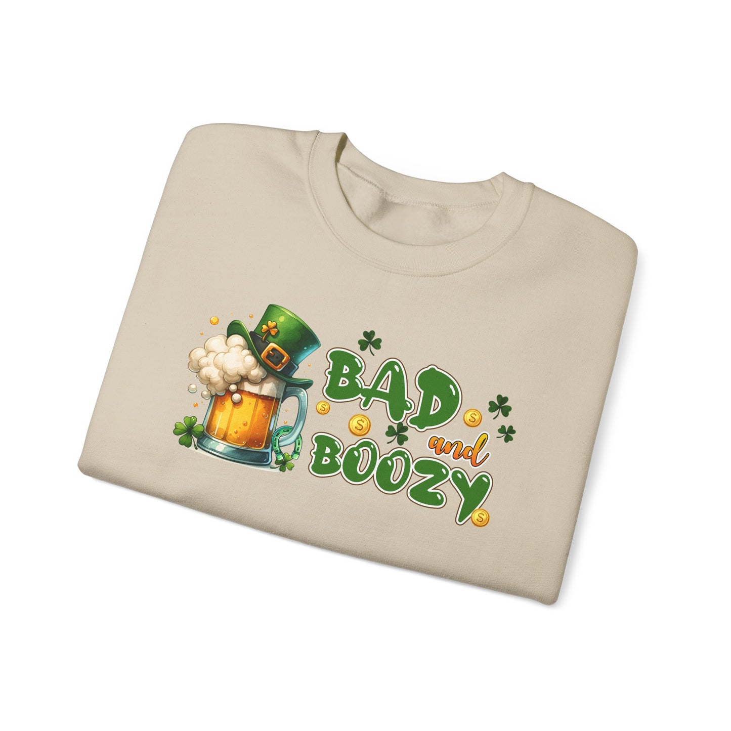 Bad and Boozy Crewneck Sweatshirt