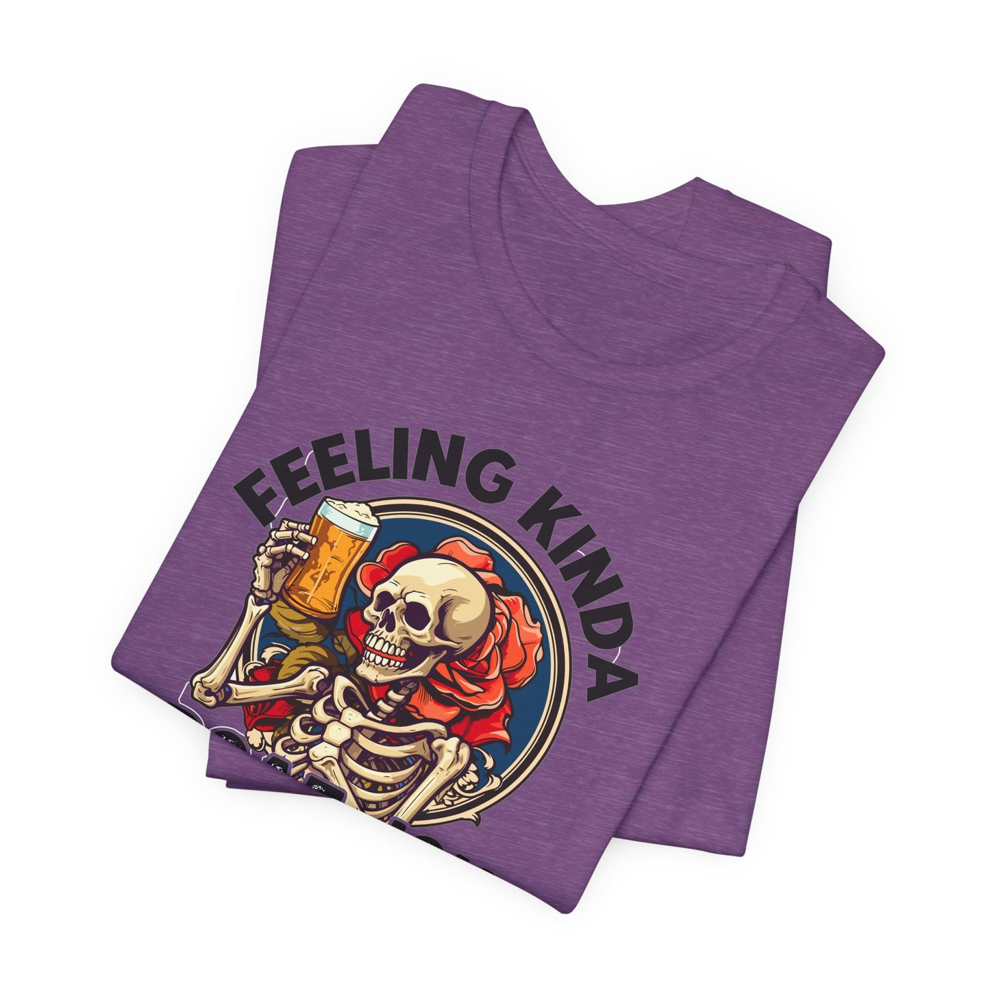 Feeling Kinda IDGAFish Skeleton T-Shirt