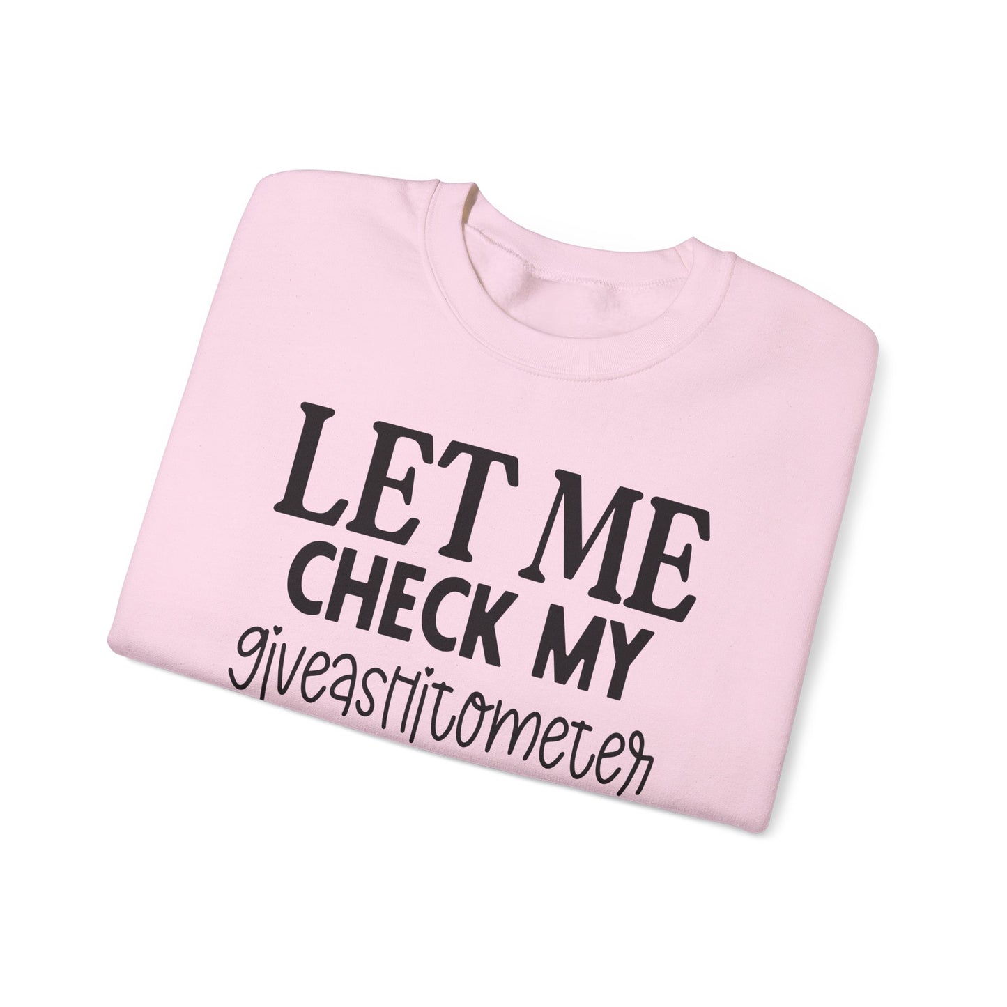 Giveashitometer Crewneck Sweatshirt