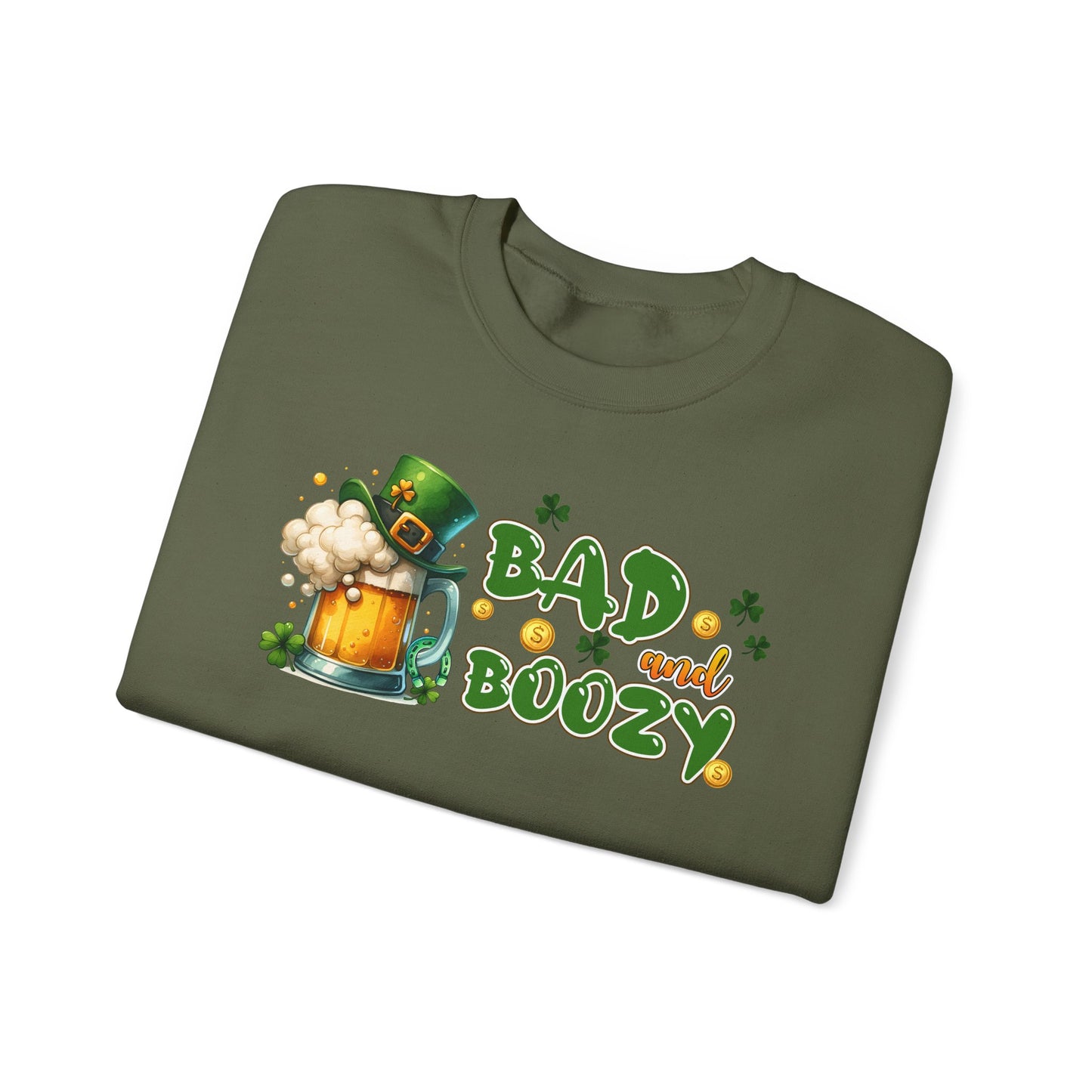 Bad and Boozy Crewneck Sweatshirt