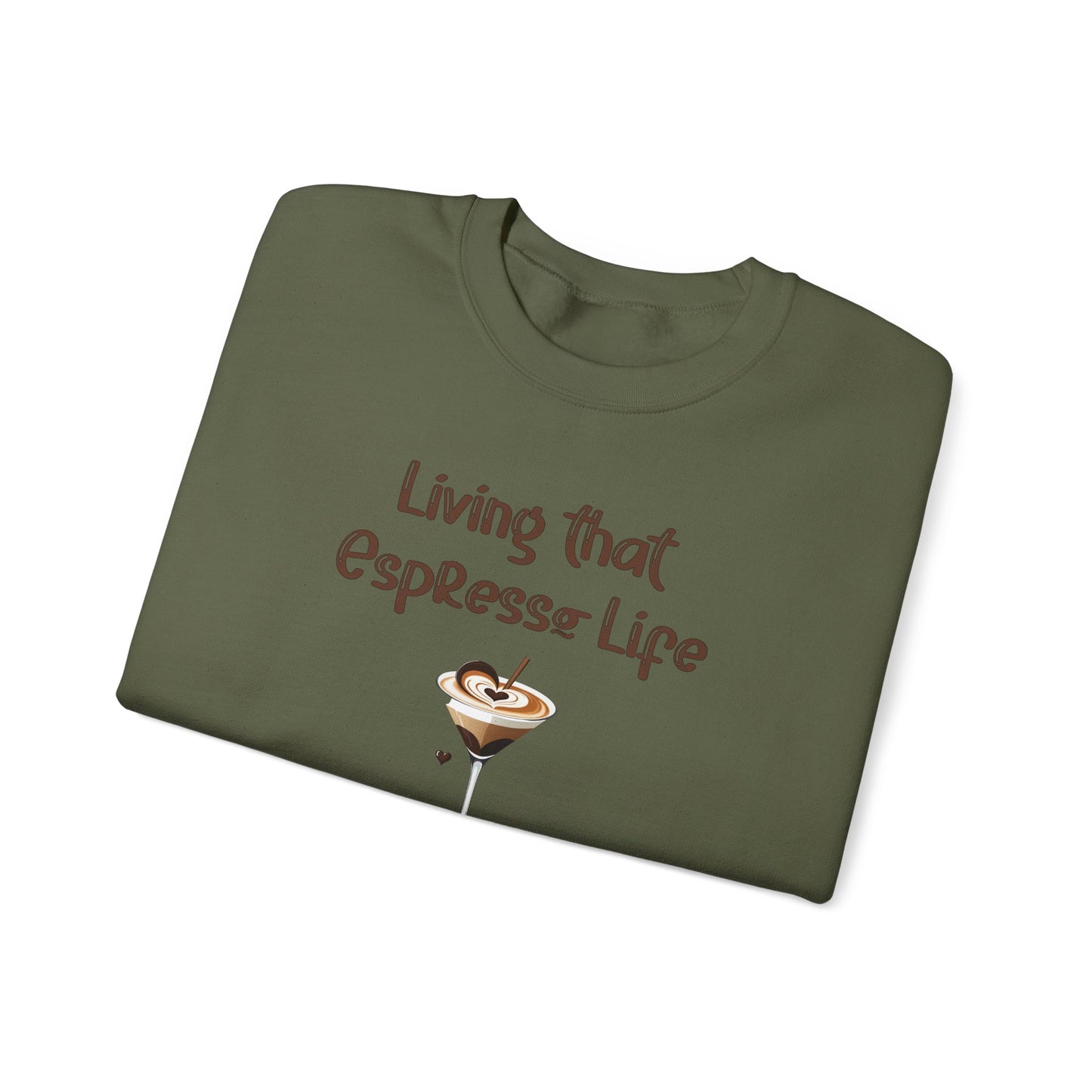 Living that Espresso Life Crewneck Sweatshirt