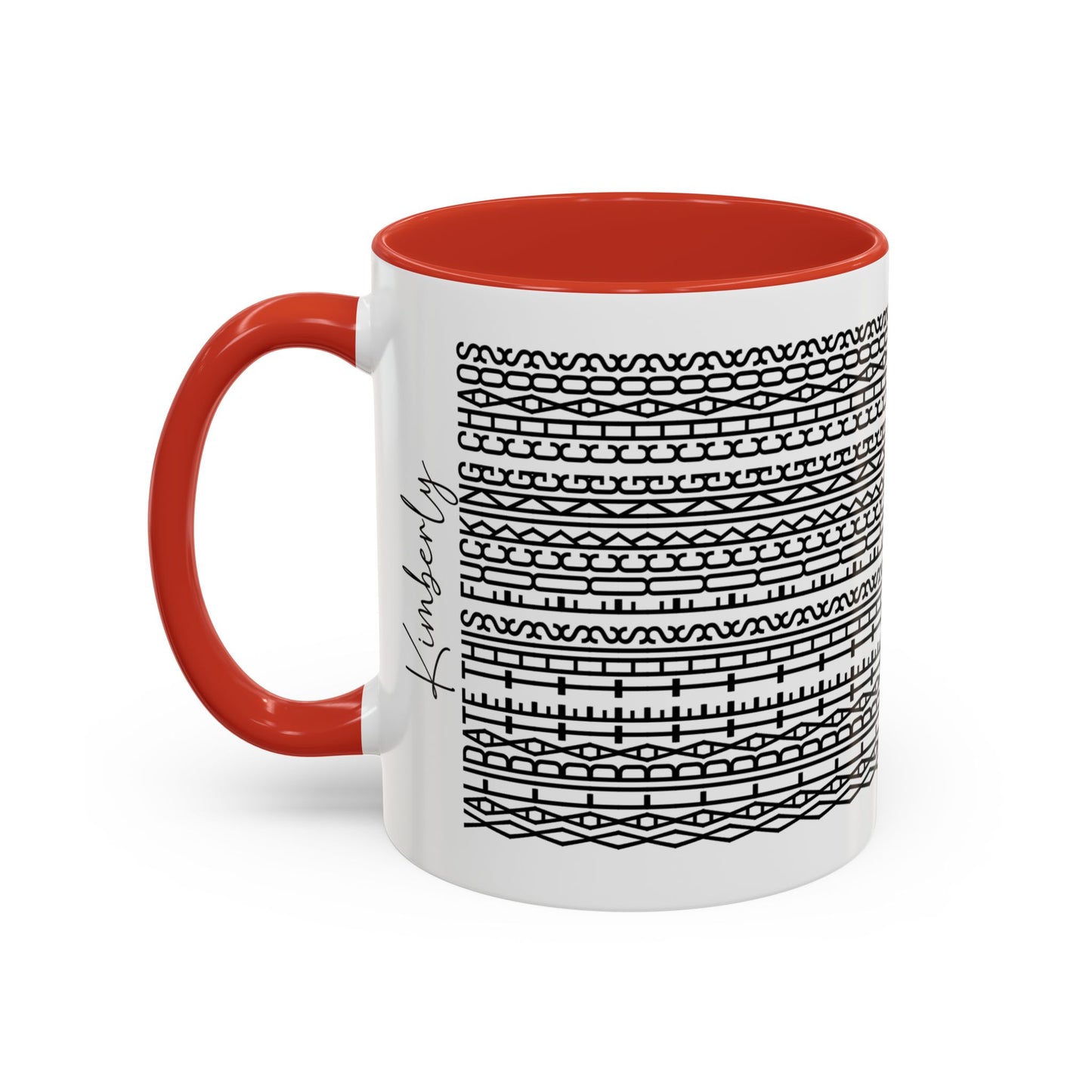 Validate This F**ing Chaos – Hidden Message Mug (Black Text)