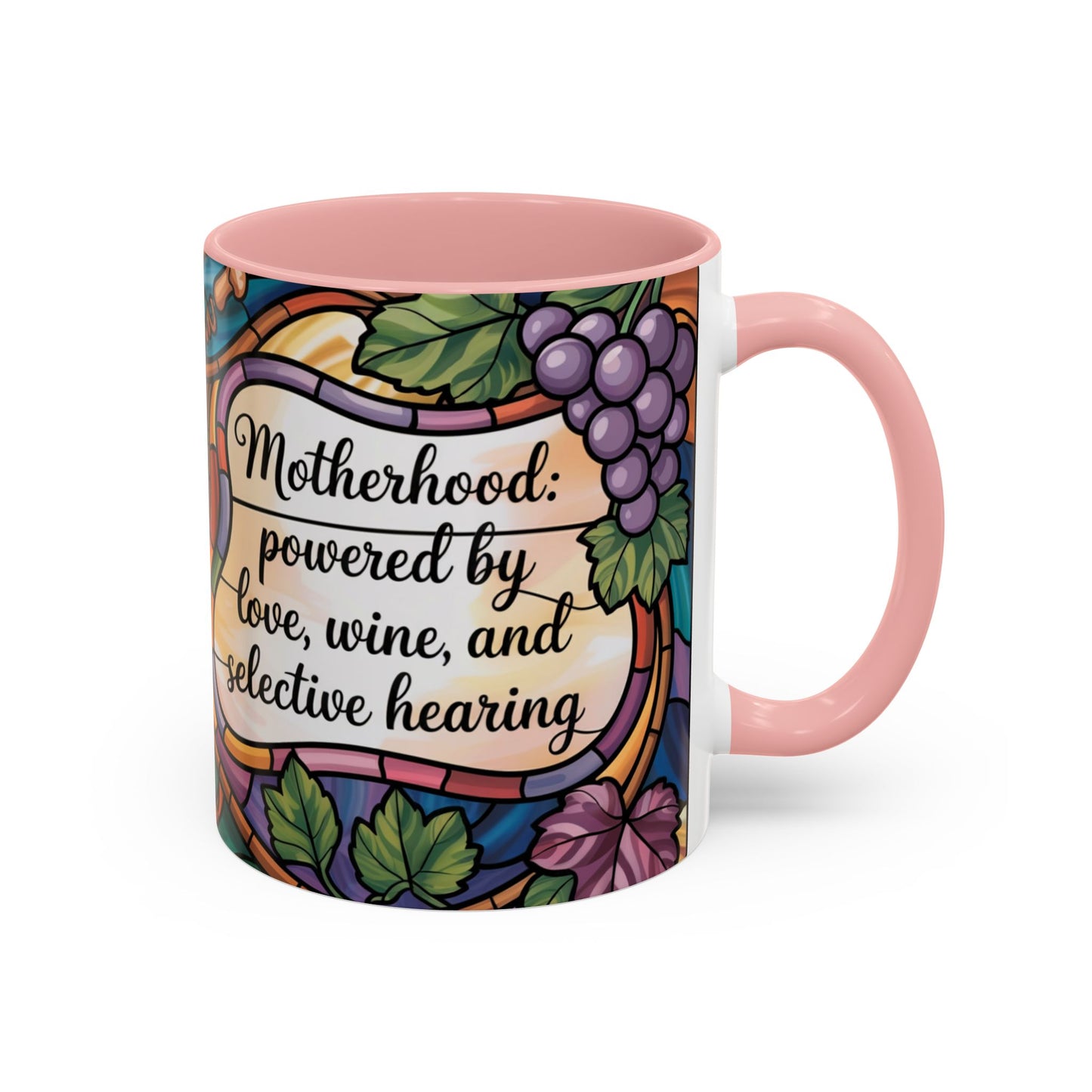 Personalized Mom Wine Coffee Mug
