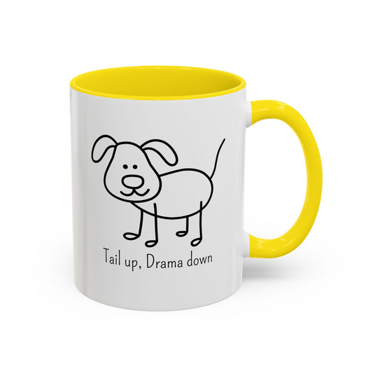 Tails Up Accent Mug