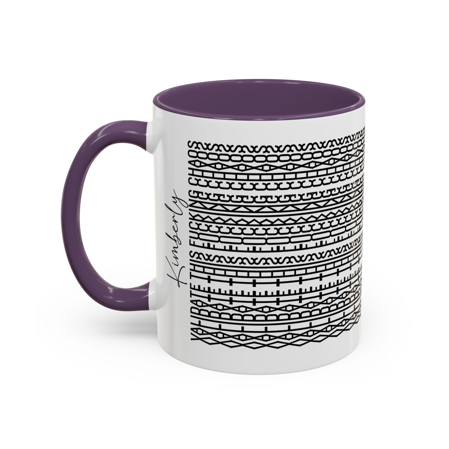 Validate This F**ing Chaos – Hidden Message Mug (Black Text)