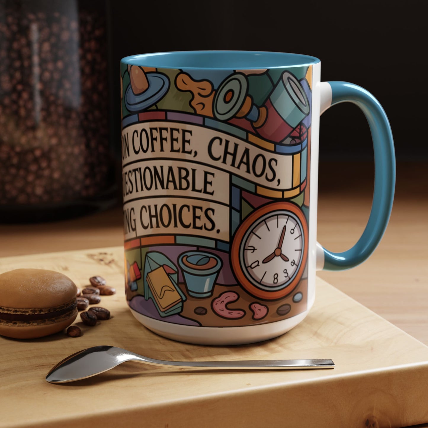 Personalized Mom Chaos Coffee Mug