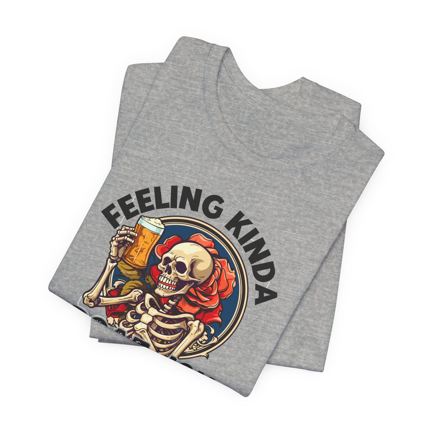 Feeling Kinda IDGAFish Skeleton T-Shirt