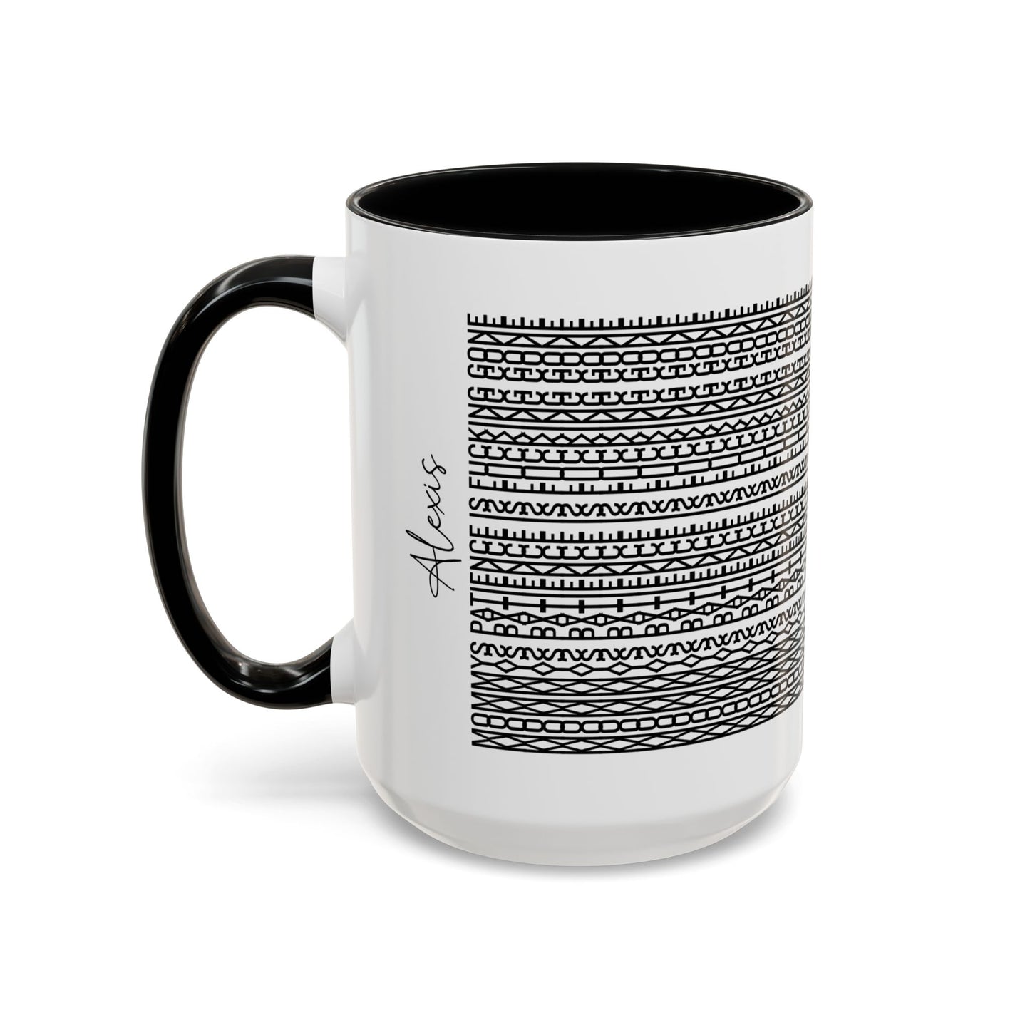Mommy’s Patience Is F**ing Gone – Hidden Message Mug (Black Text)