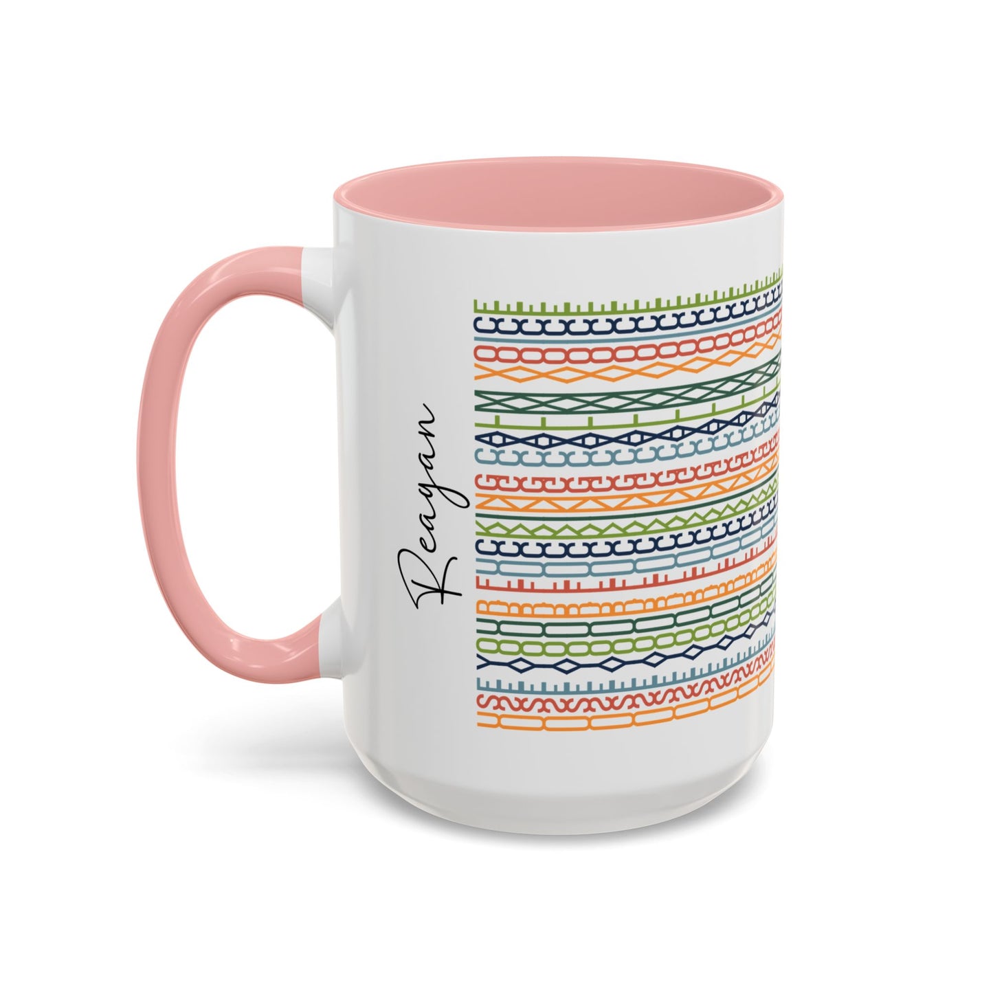 Use Your F**ing Calm Voice – Hidden Message Mug (Colorful Text)