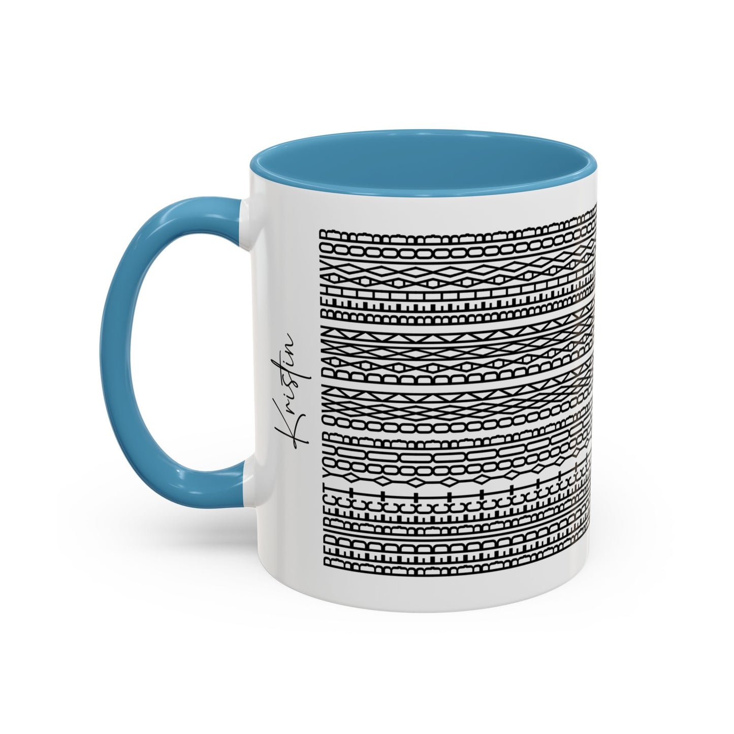 Redirect Your Own Damn Behavior – Hidden Message Mug (Black Text)