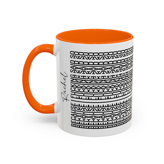 Because I F**ing Said So – Hidden Message Mug (Black Text)