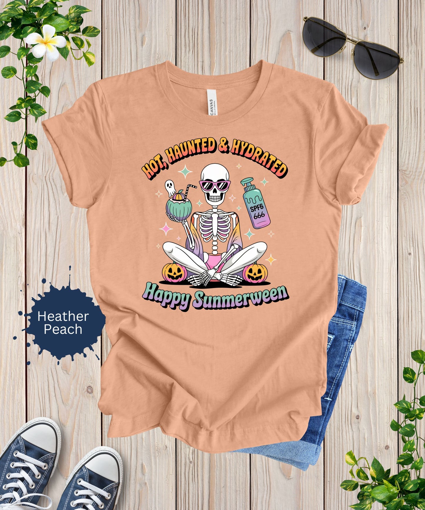 Hot, Haunted and Hydrated Summerween Shirt