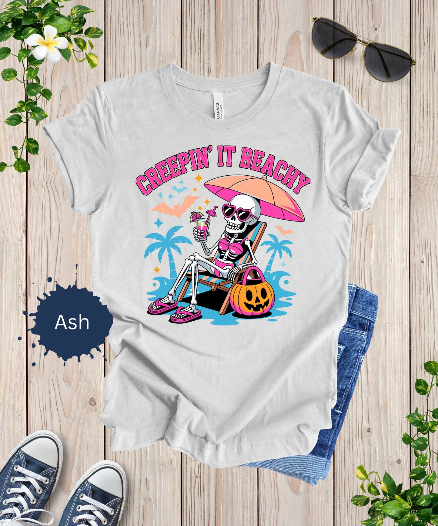 Creepin’ It Beachy Skeleton Tee