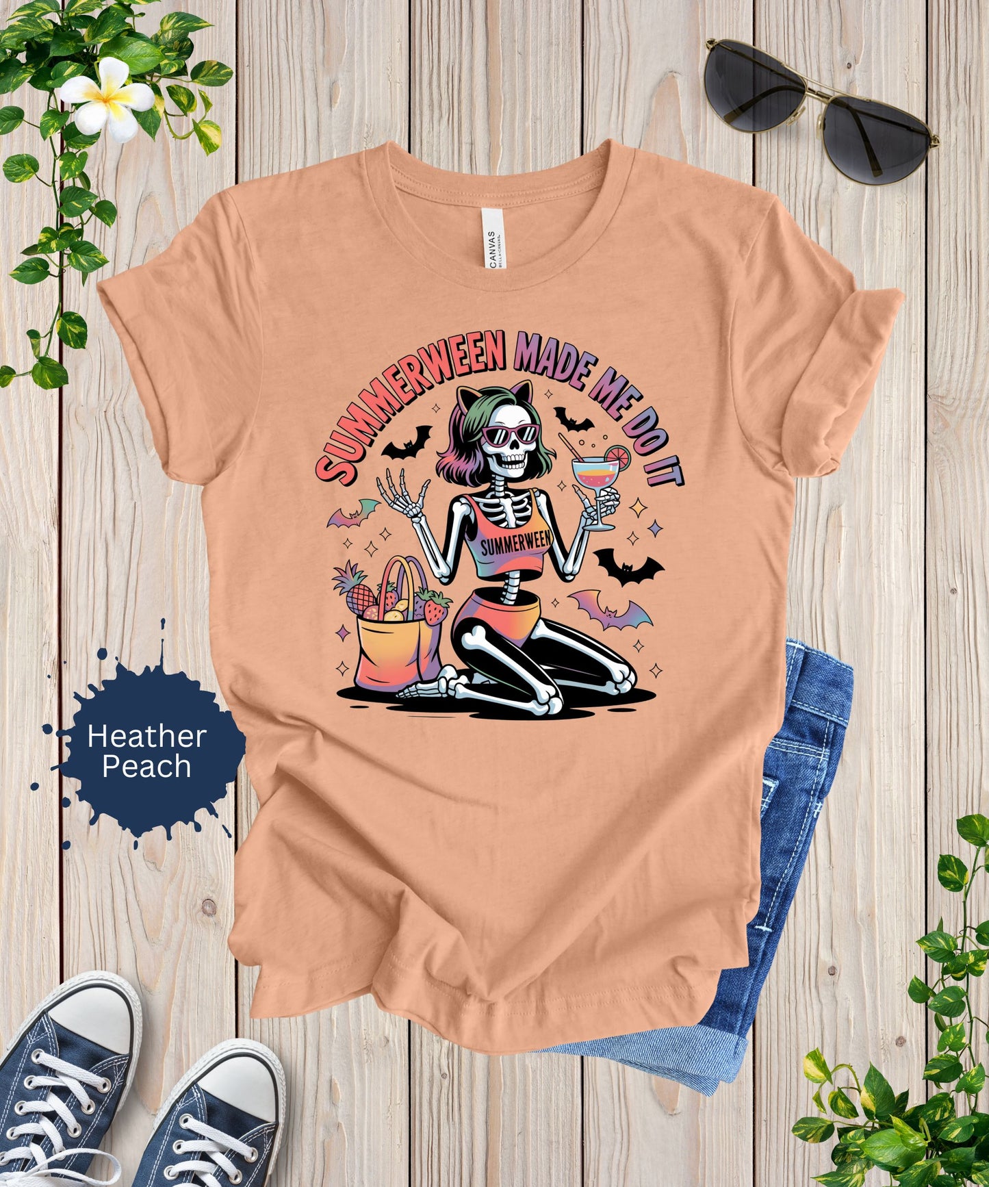 Summerween Rebel Skeleton T-Shirt