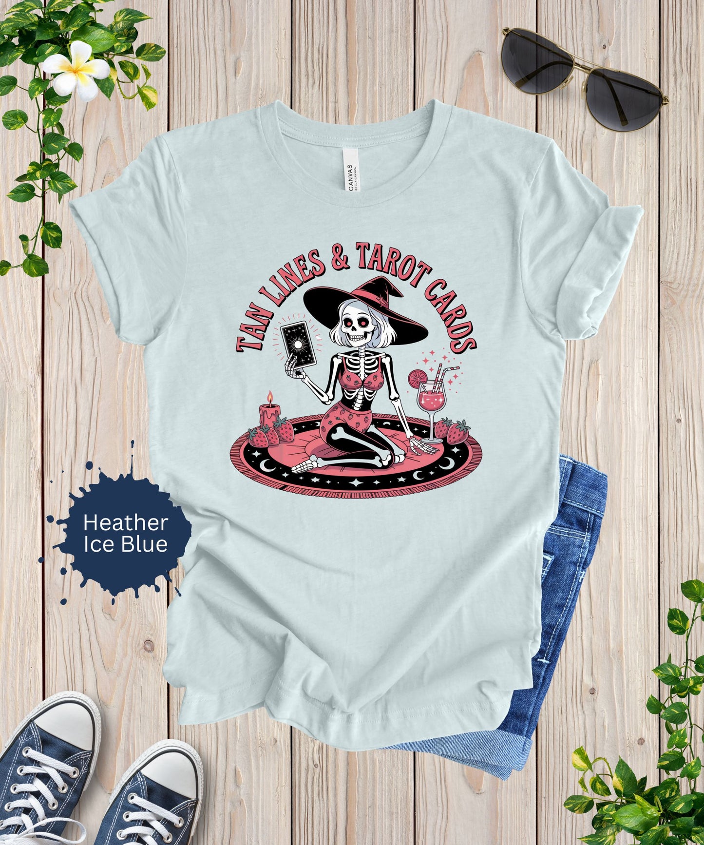 Summer Tarot Skeleton Shirt