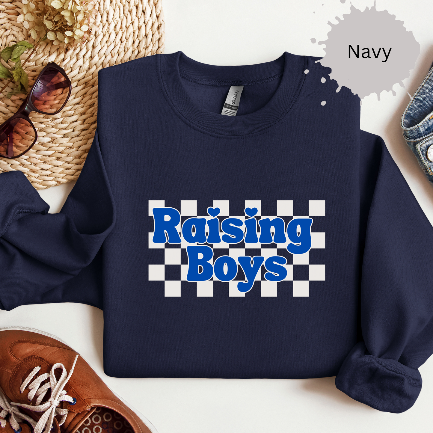 Raising Boys Crewneck Sweatshirt