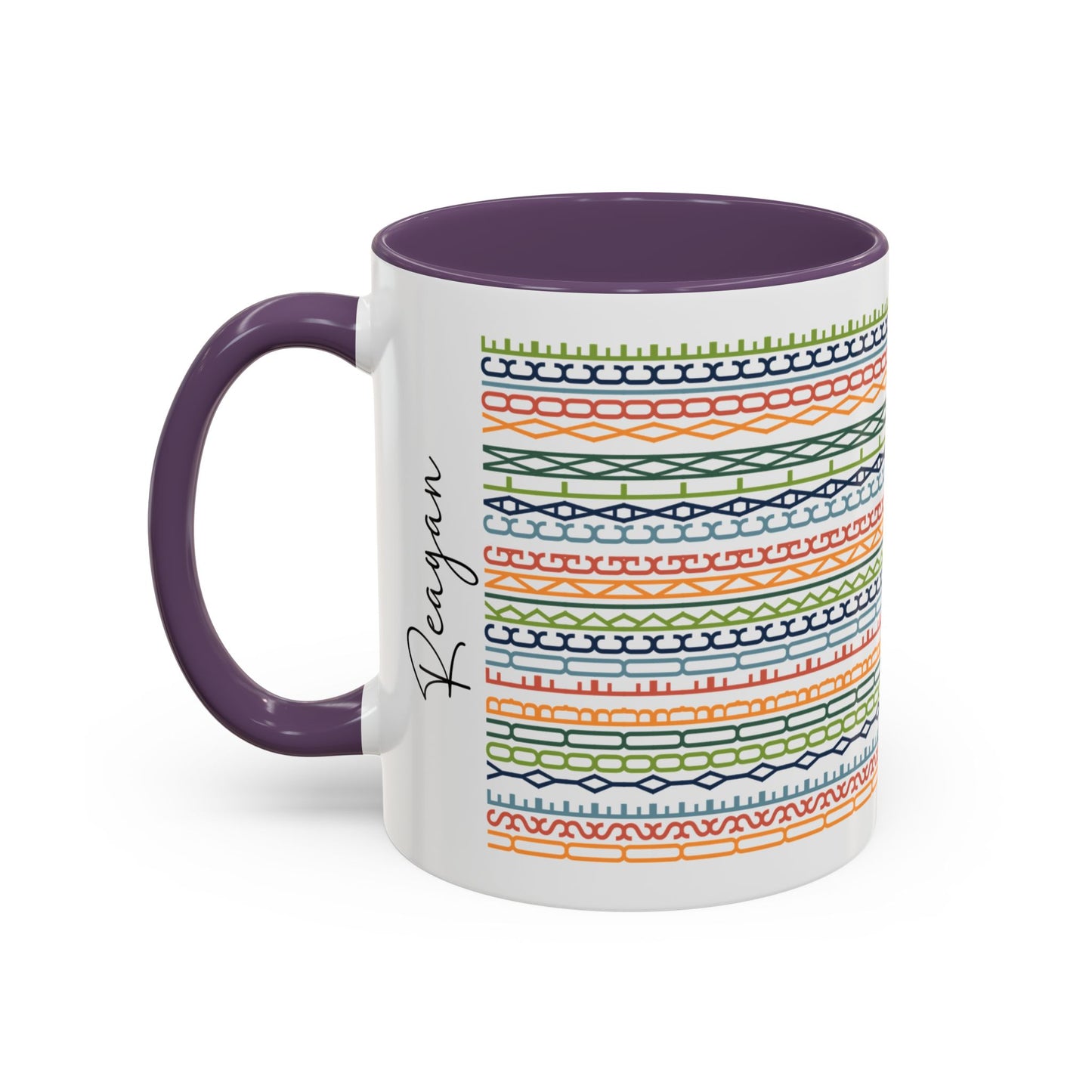 Use Your F**ing Calm Voice – Hidden Message Mug (Colorful Text)