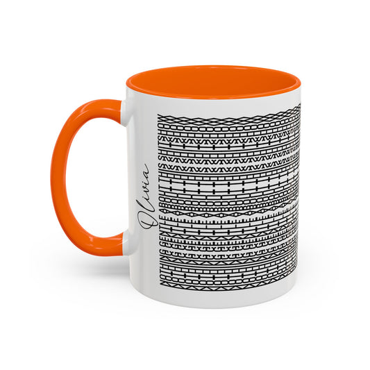 Nothing Gentle About This Sh*t Show – Hidden Message Mug (Black Text)