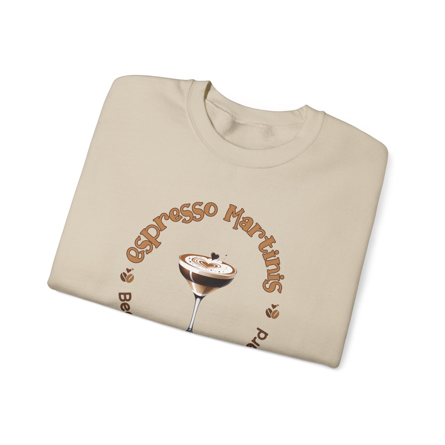 No Adulting Without Espresso Martinis Crewneck Sweatshirt