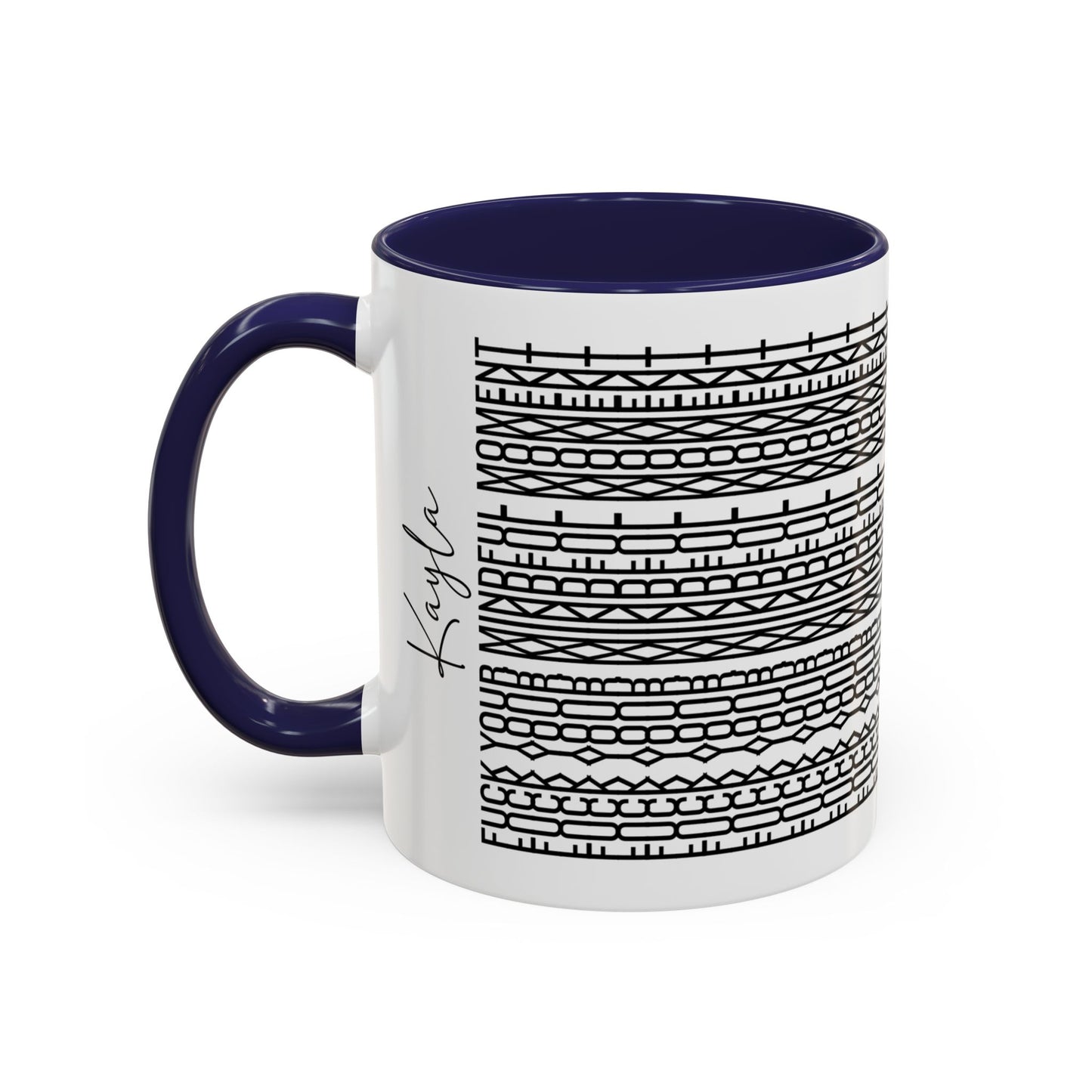 F**k Your Mindful Moment – Hidden Message Mug (Black Text)