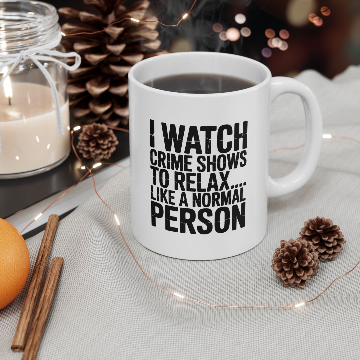 Dead Serious Downtime Ceramic Mug