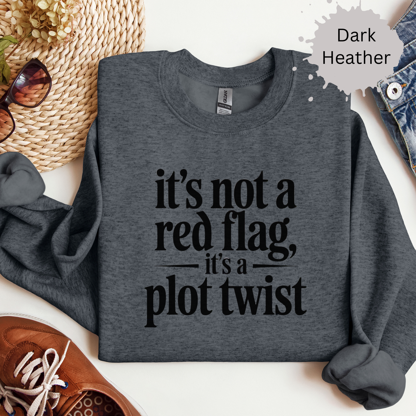 Its a Plot Twist True Crime Crewneck