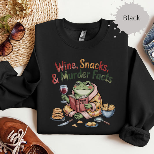 Suspicious Frog True Crime Crewneck
