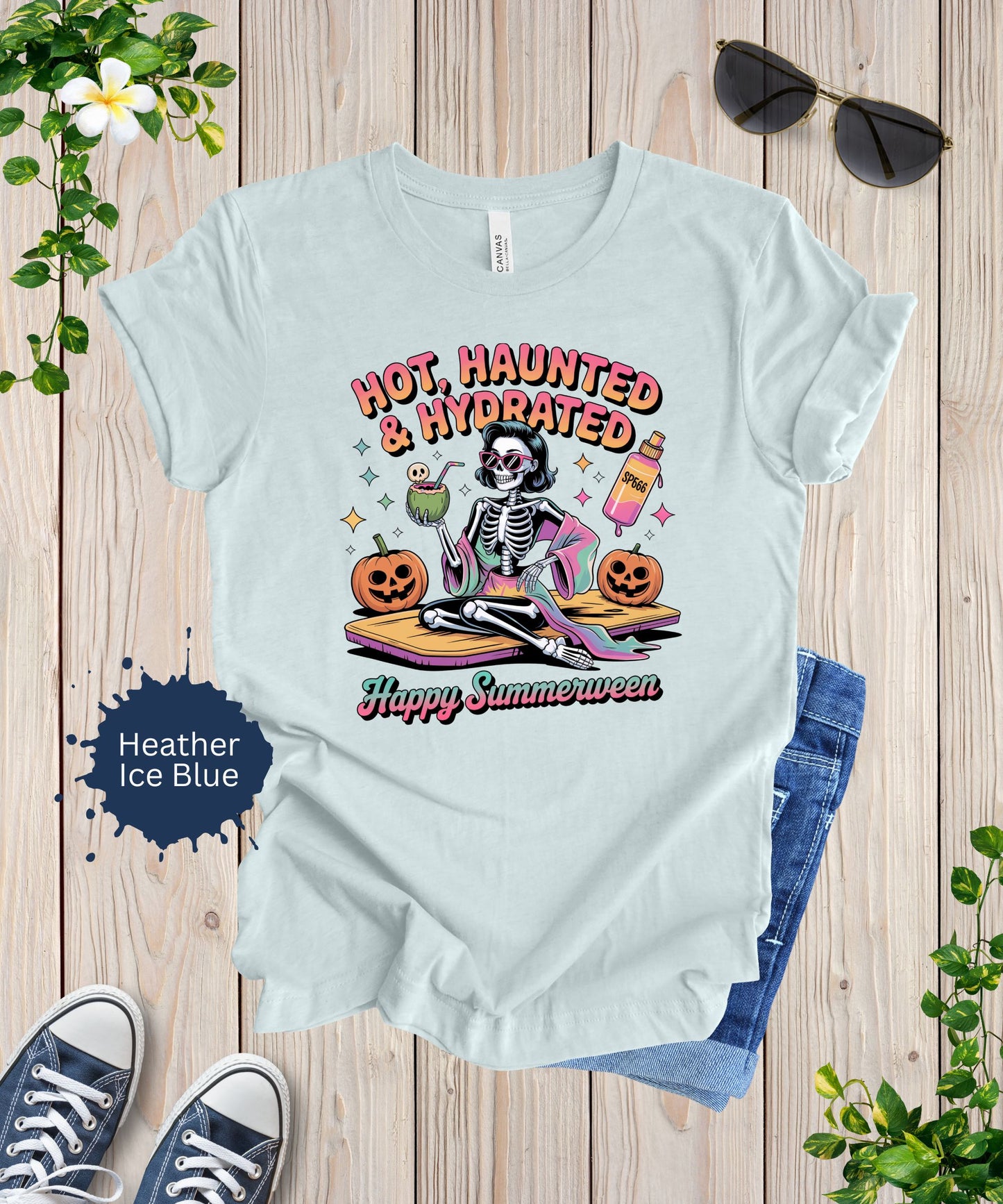 Haunted & Hydrated Spooky Summer Tee