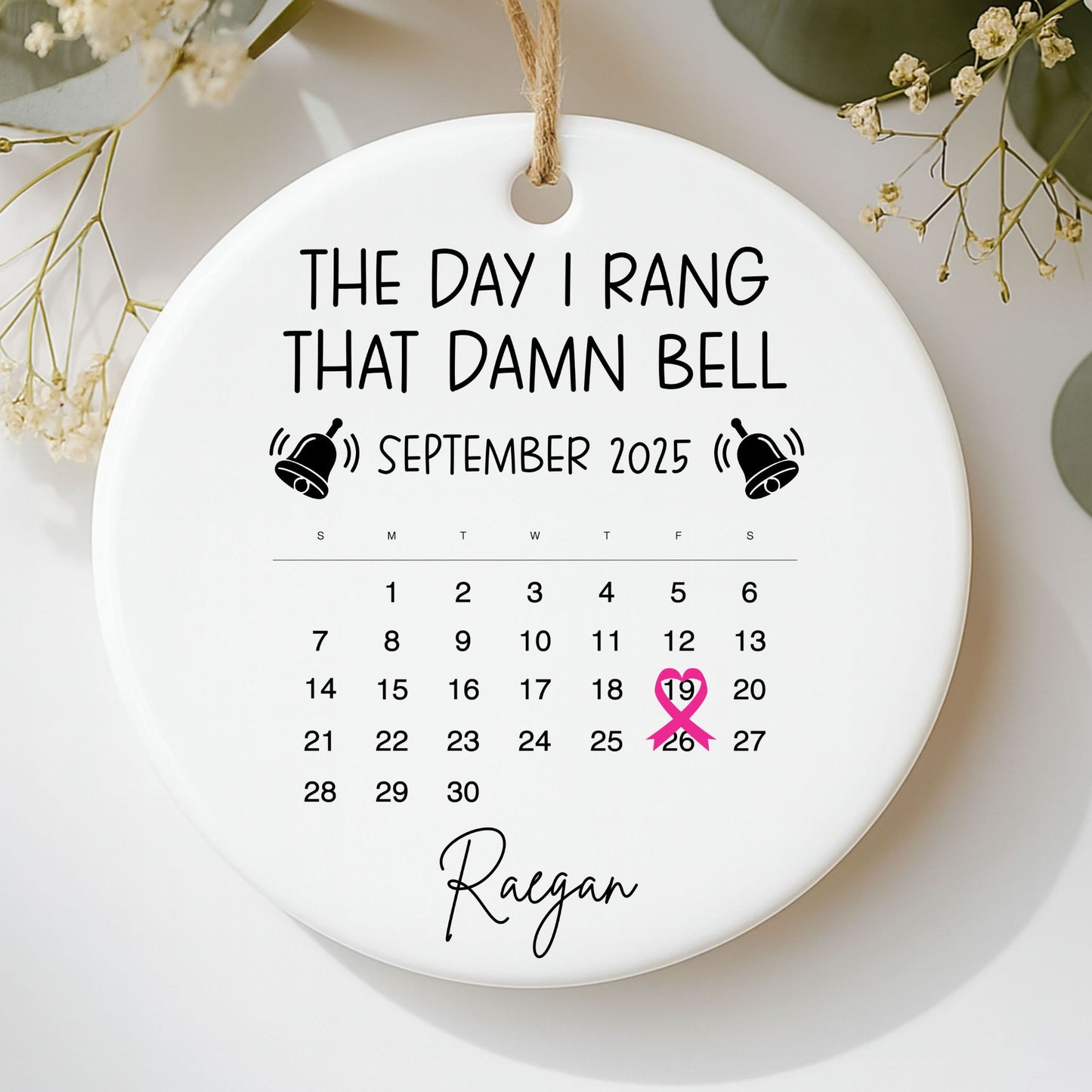 I Rang the Damn Bell – Cancer Milestone Keepsake
