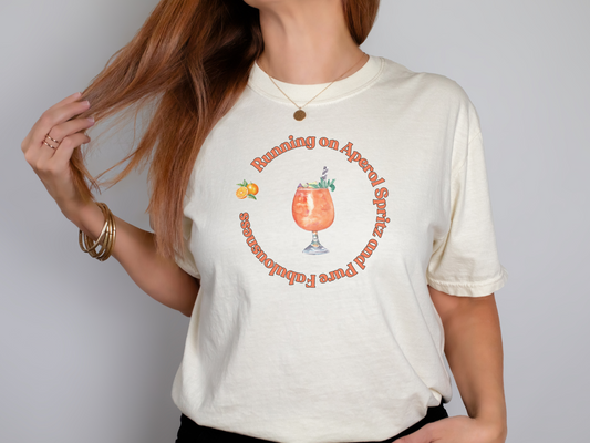 Aperol Spritz Sassy Short-Sleeved Crewneck TShirt