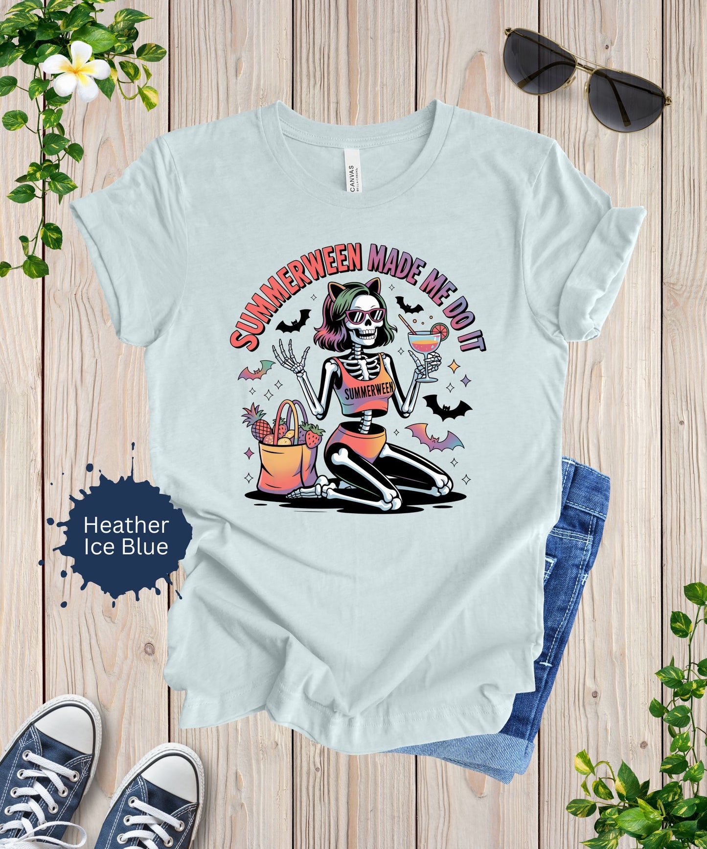 Summerween Rebel Skeleton T-Shirt
