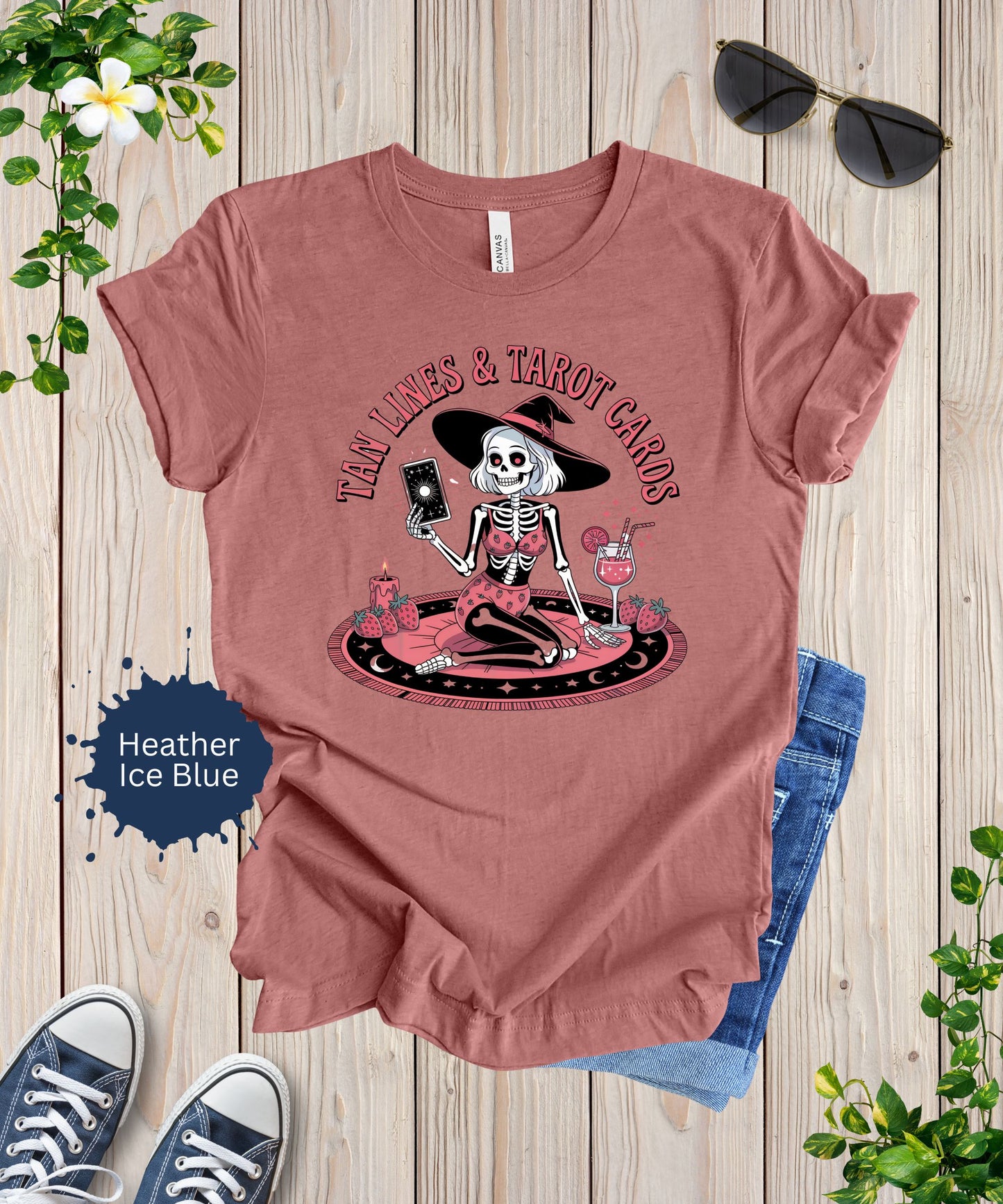 Summer Tarot Skeleton Shirt