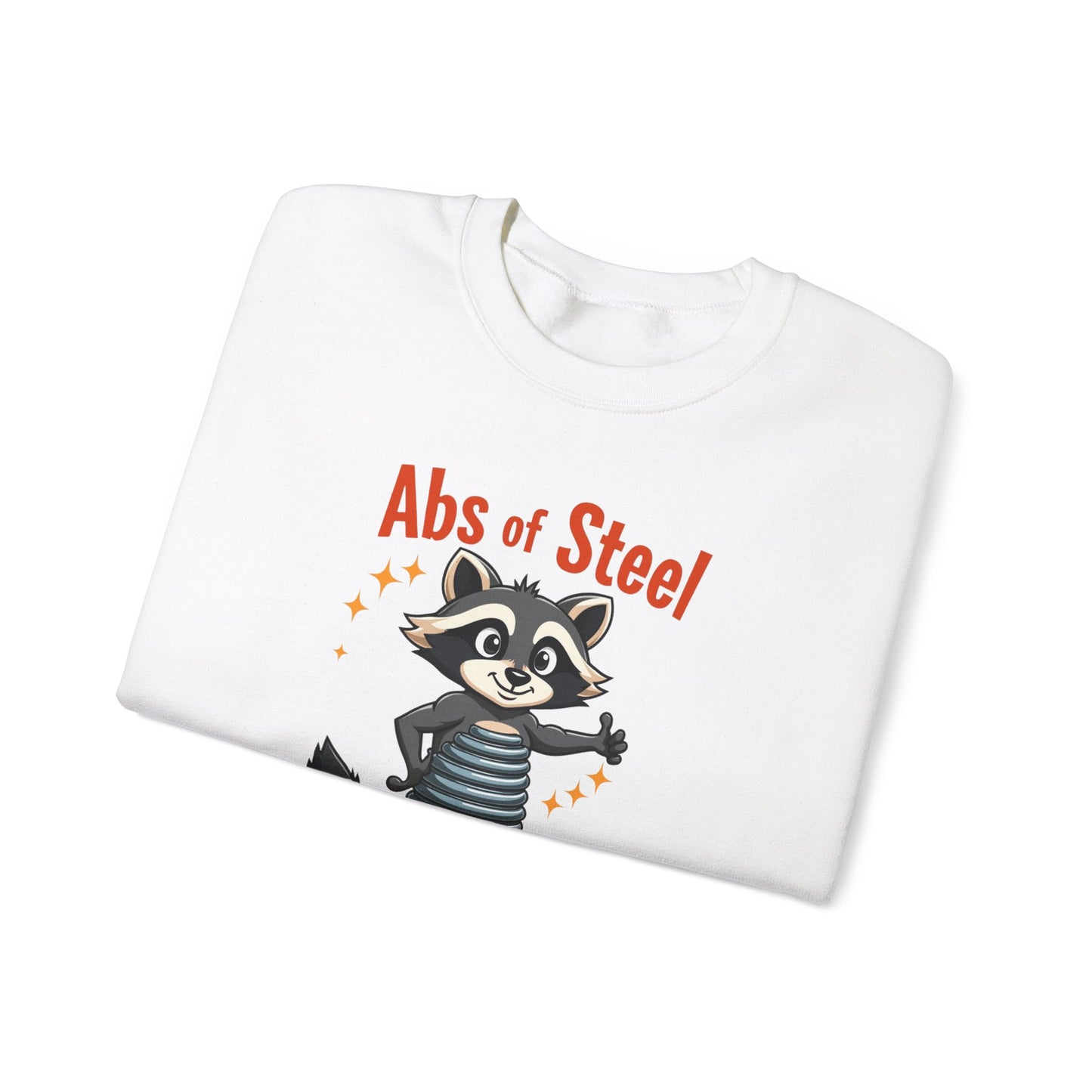 Abs of Steel Racoon Crewneck Sweatshirt