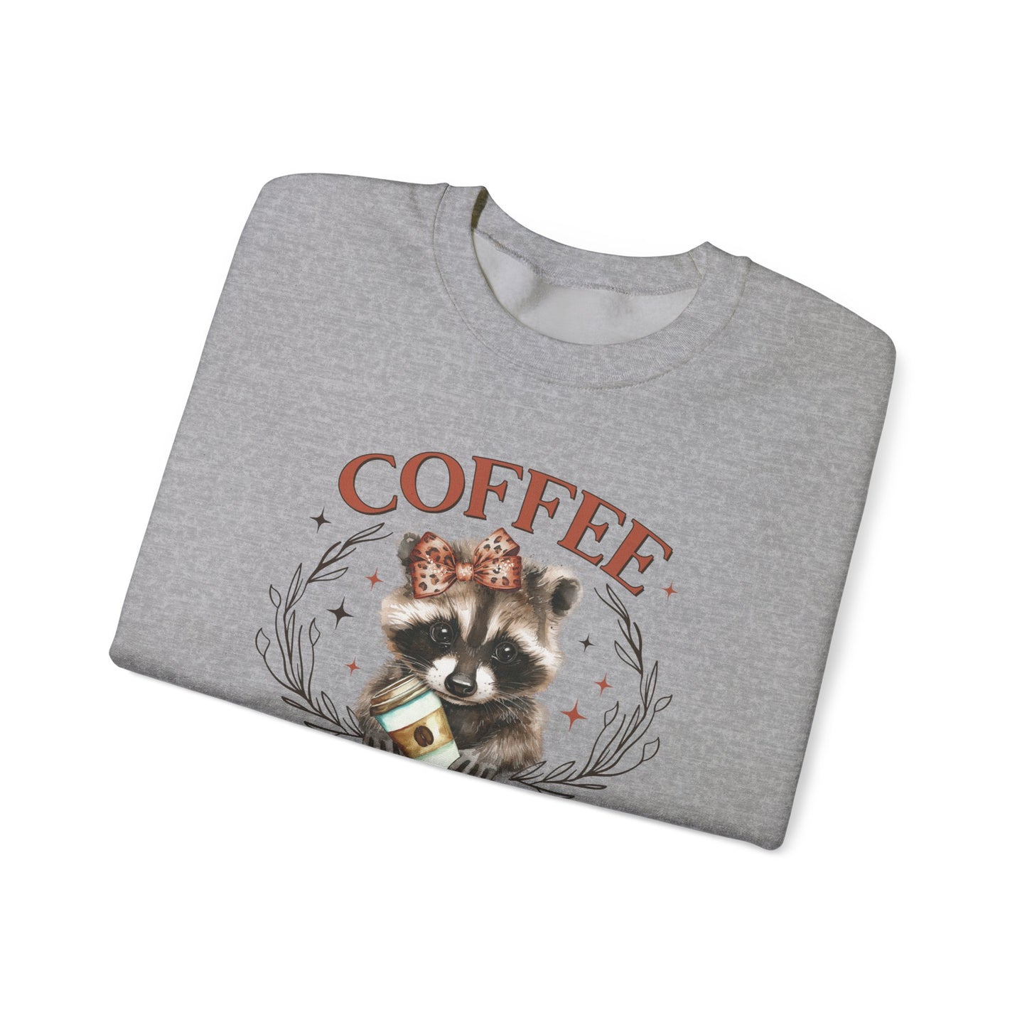 Nicer With Coffee Crewneck Sweatshirt