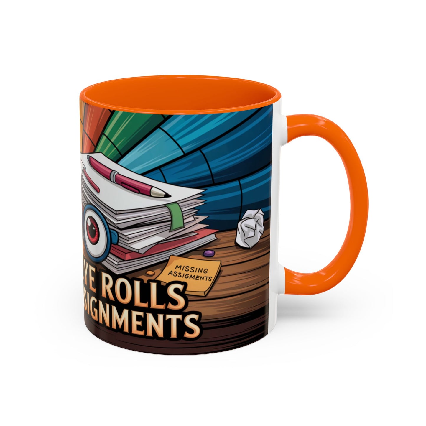 Personalized Teacher Eyeroll Coffee Mug