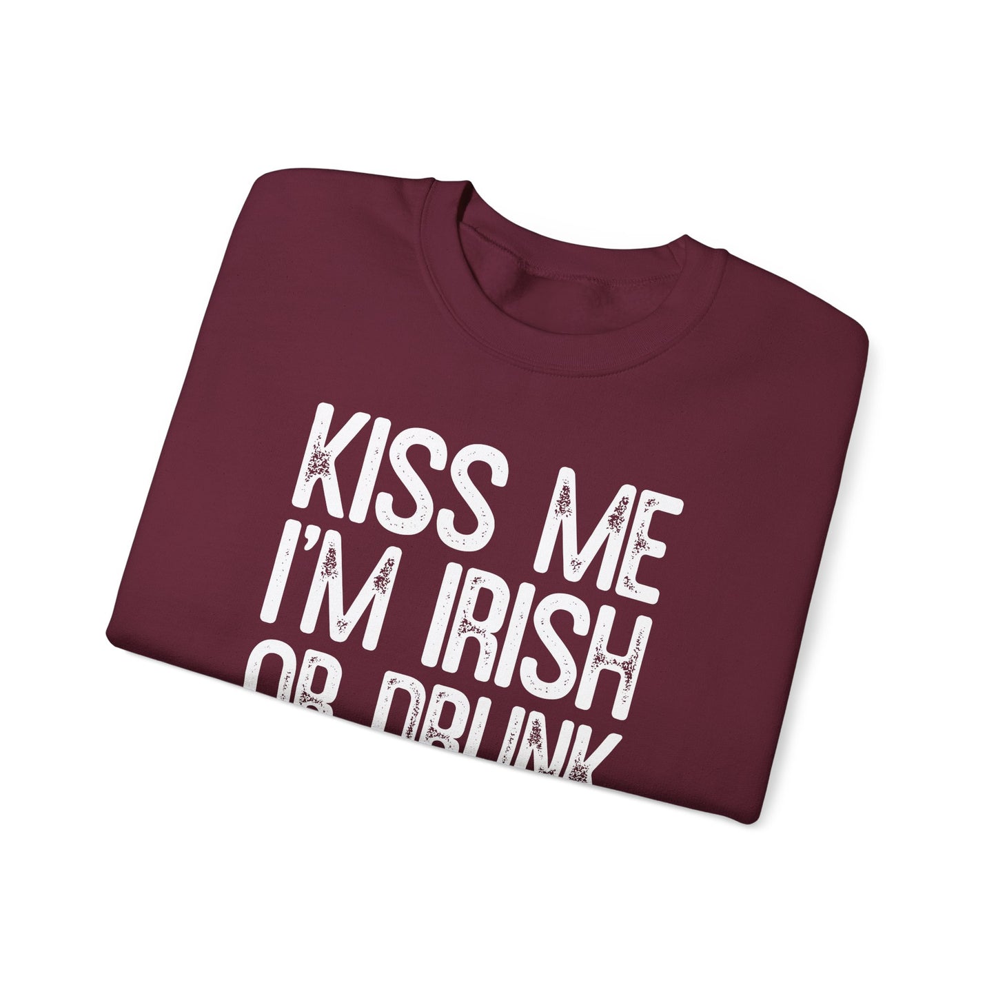 Kiss Me Im Irish Crewneck Sweatshirt