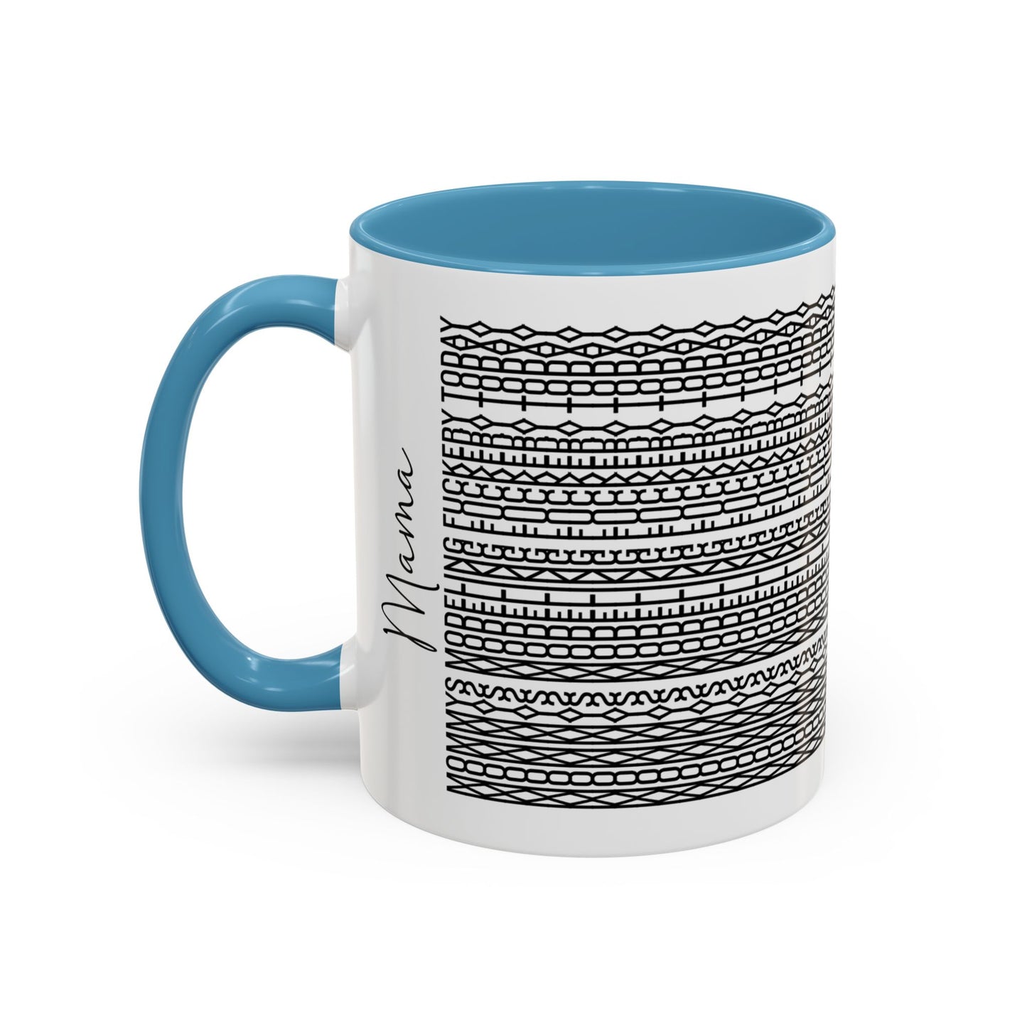 Mommy Modeling F**kery Today – Hidden Message Mug (Colorful Text)