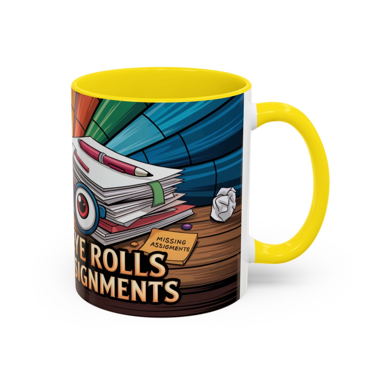 Personalized Teacher Eyeroll Coffee Mug