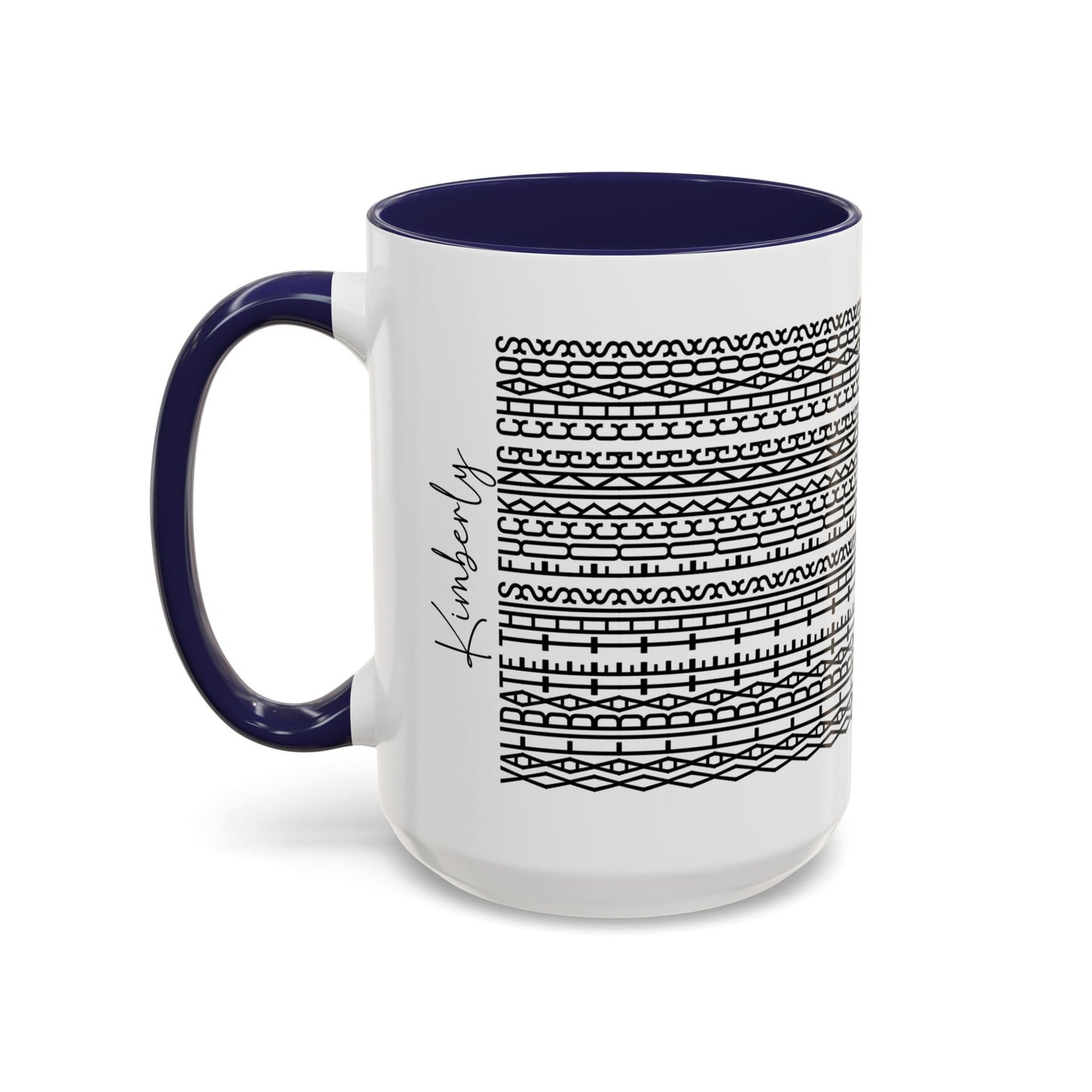 Validate This F**ing Chaos – Hidden Message Mug (Black Text)