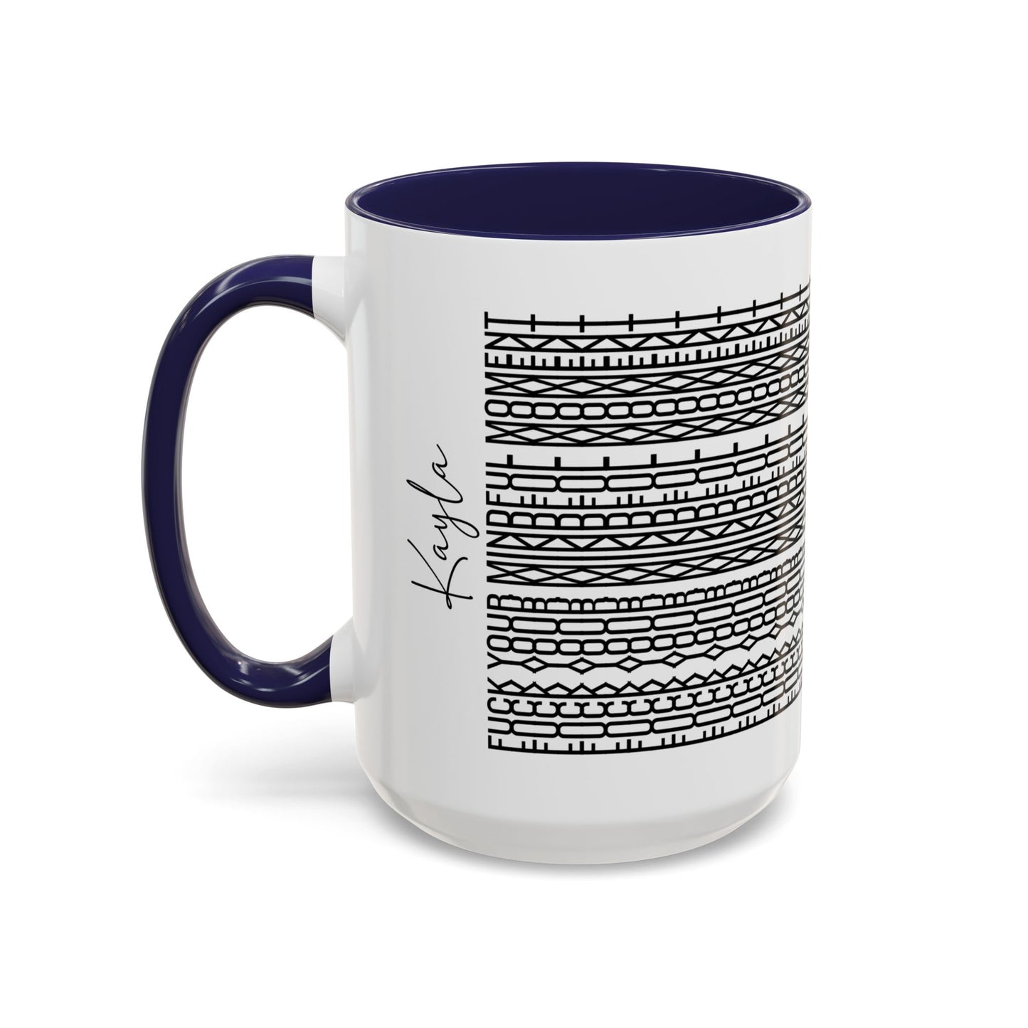 F**k Your Mindful Moment – Hidden Message Mug (Black Text)