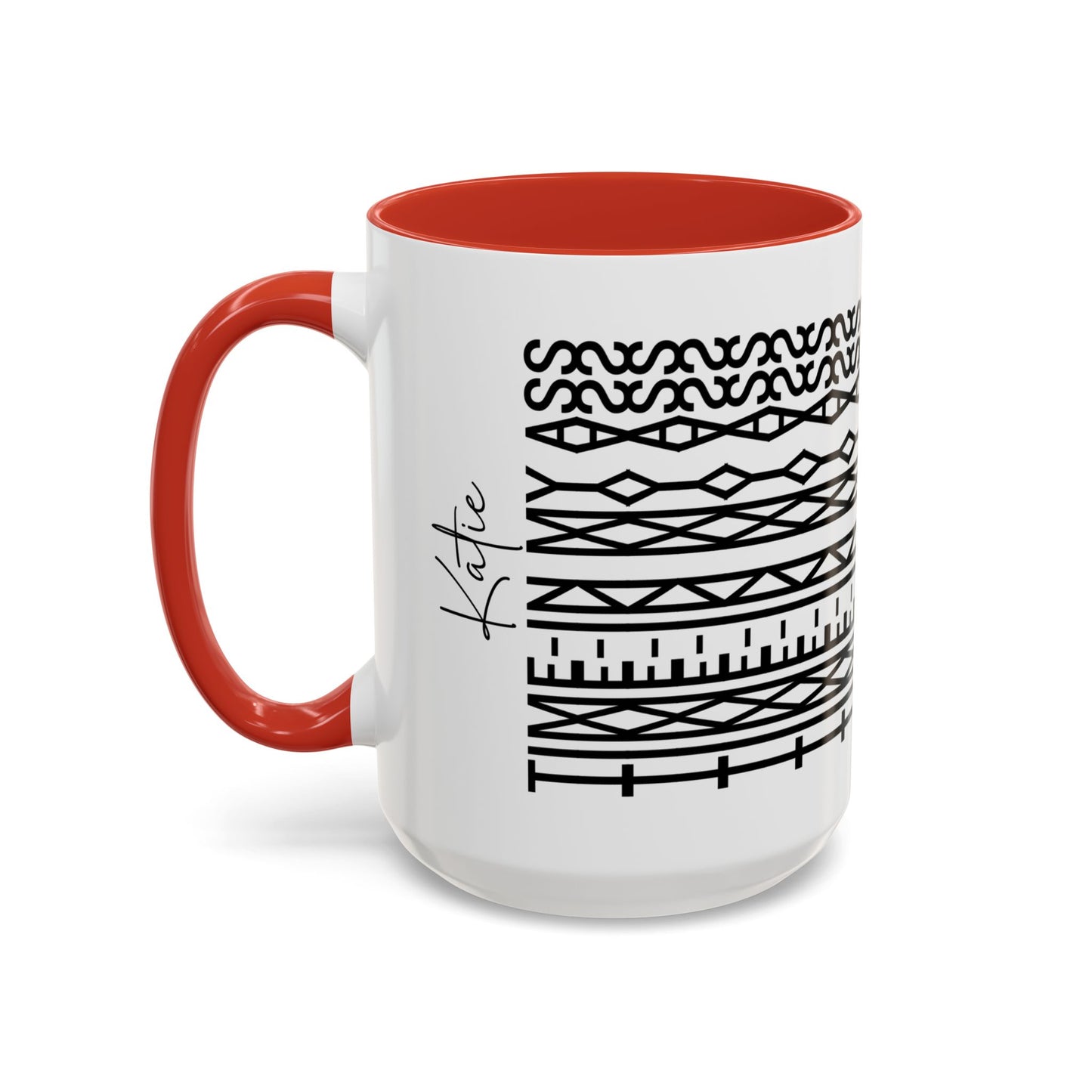 Time In My Ass – Hidden Message Mug (Black Text)