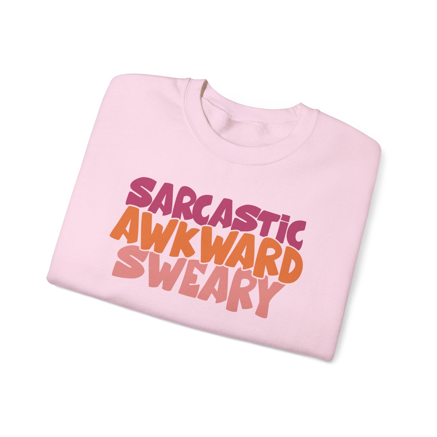 Sarcastic Awkward Sweary Crewneck Sweatshirt